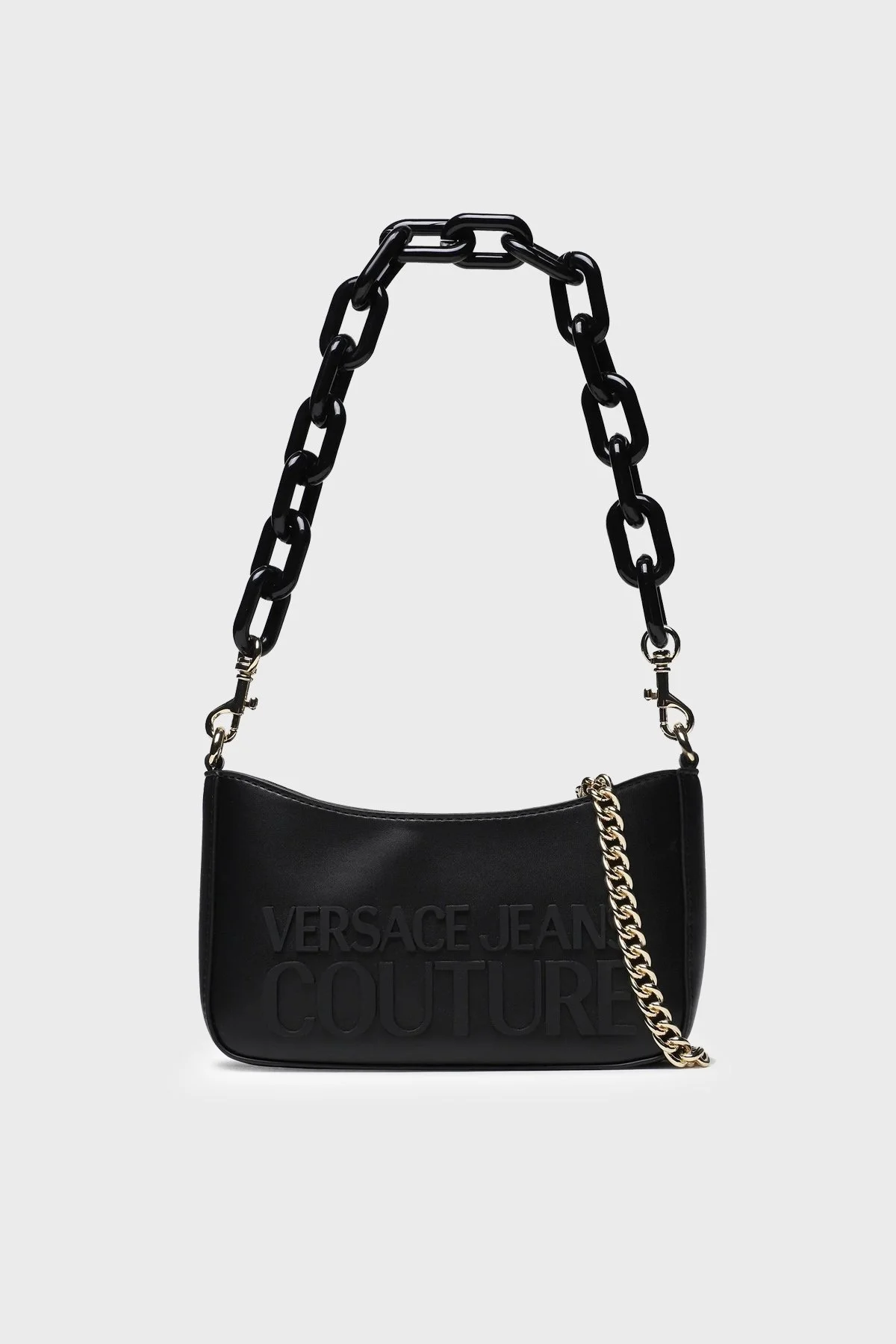 Versace Jeans Couture Logolu Çıkarılabilir Omuz Askılı Bayan Çanta 74VA4BH8 ZS613 899 SİYAH - 1