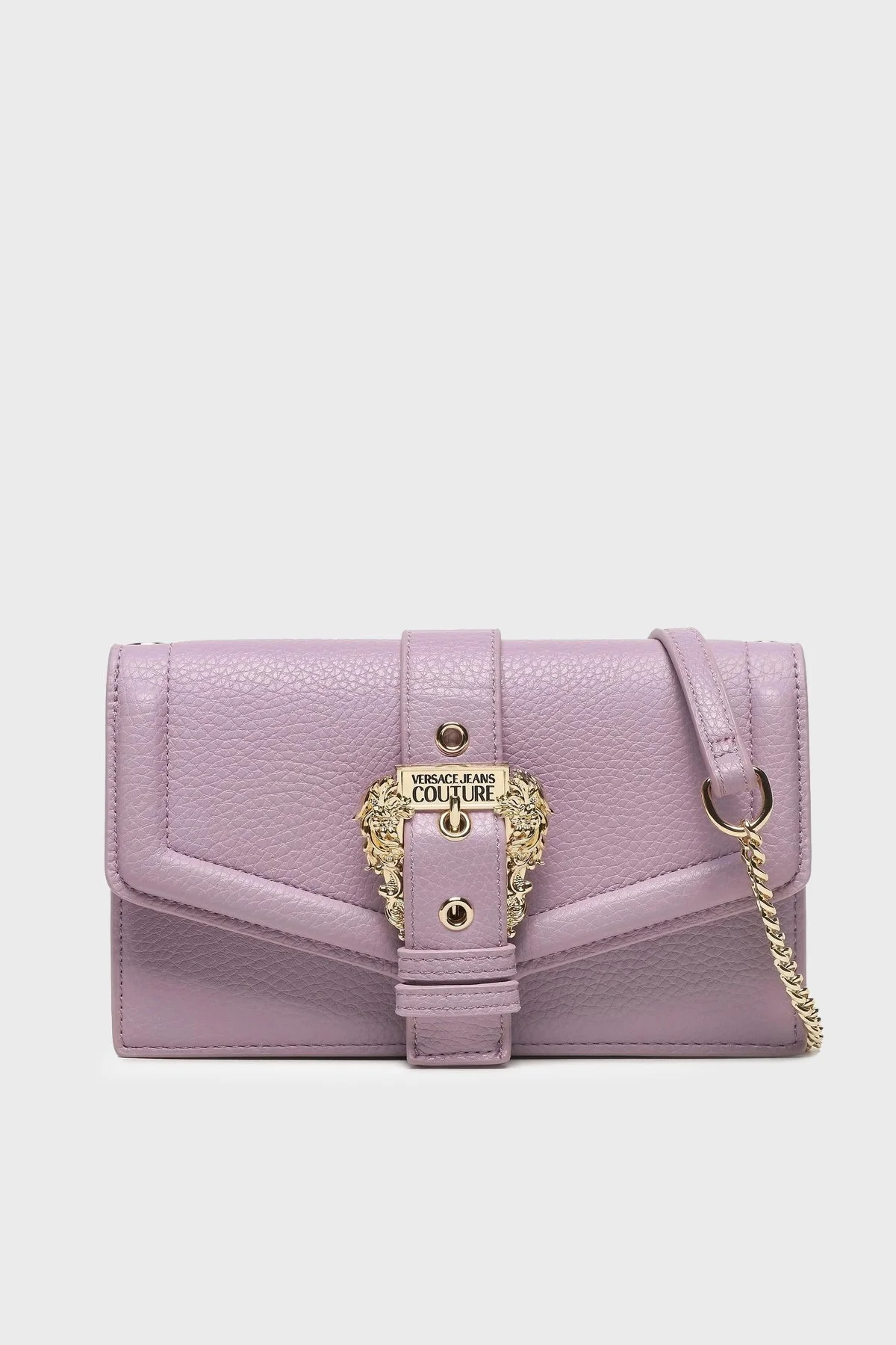 Versace Jeans Couture Logolu Çıkarılabilir Omuz Askılı Bayan Çanta 74VA5PF6 ZS413 302 LİLA - 1