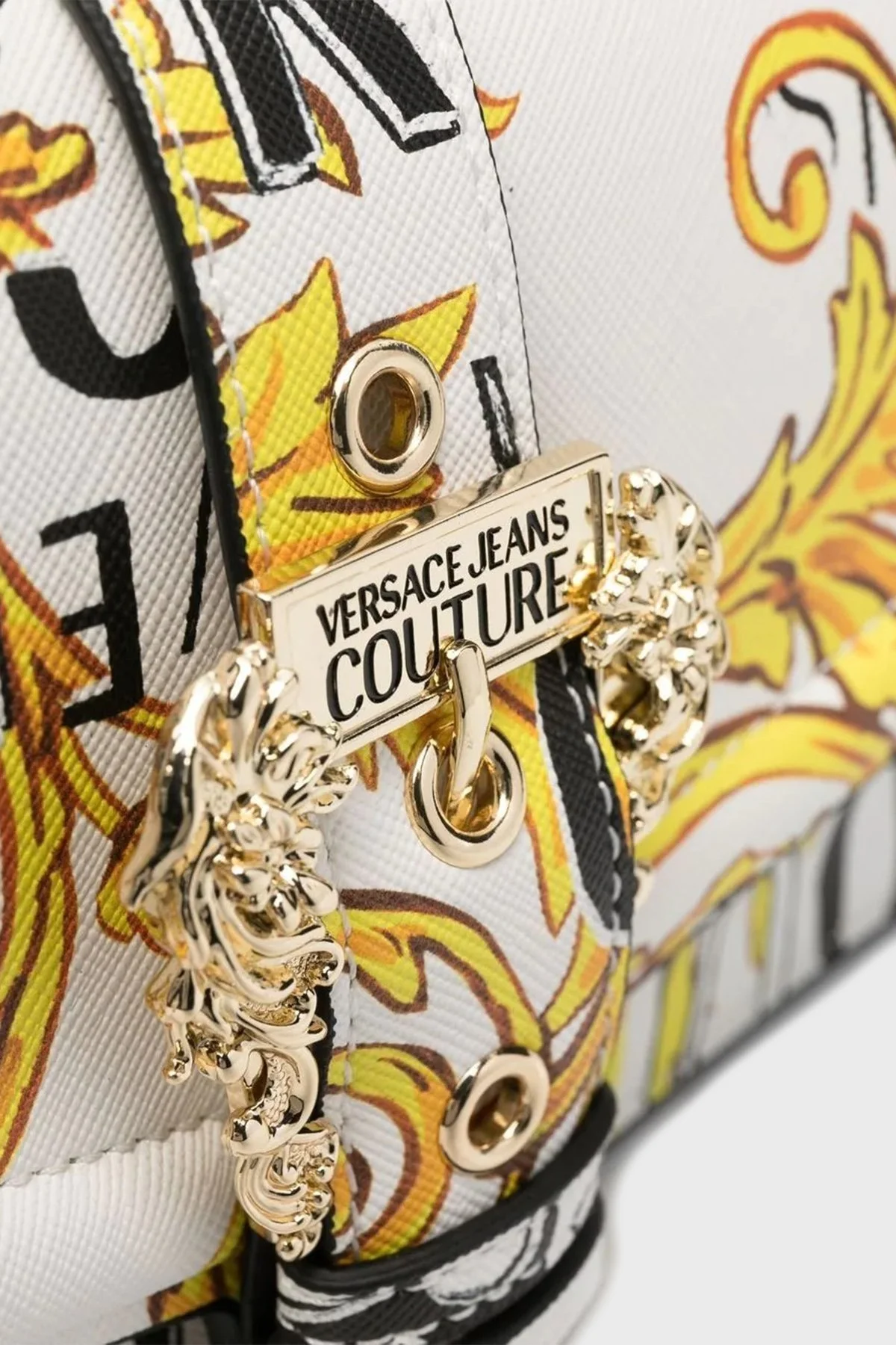 Versace Jeans Couture Logolu Çıkarılabilir Omuz Askılı Bayan Çanta 74VA5PF6 ZS597 G03 BEYAZ - 4