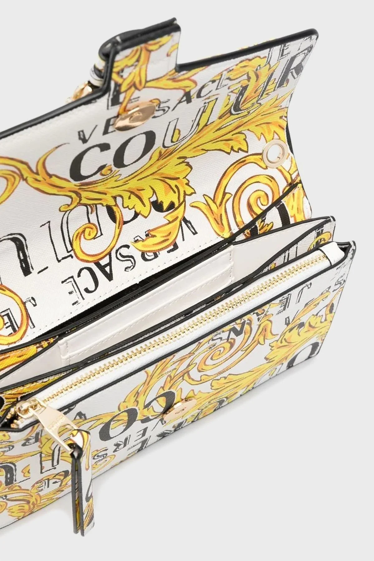 Versace Jeans Couture Logolu Çıkarılabilir Omuz Askılı Bayan Çanta 74VA5PF6 ZS597 G03 BEYAZ - 5