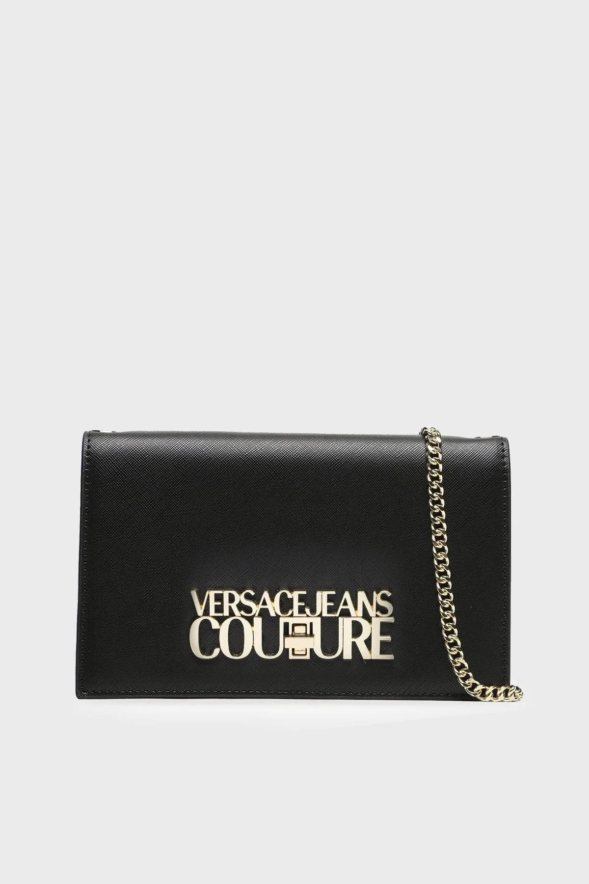 Versace Jeans Couture Logolu Çıkarılabilir Omuz Askılı Bayan Çanta 74VA5PL6 ZS467 899 SİYAH - 1