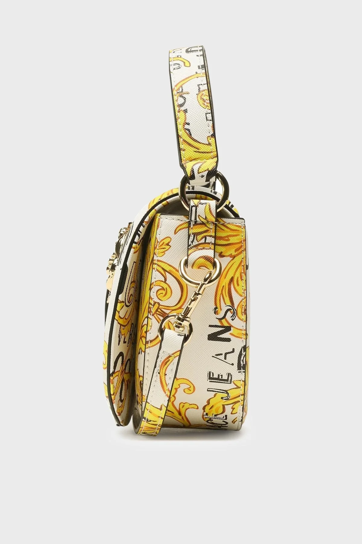 Versace Jeans Couture Logolu Çıkarılabilir Uzatma Askılı Bayan Çanta 74VA4BF2 ZS597 G03 BEYAZ - 3