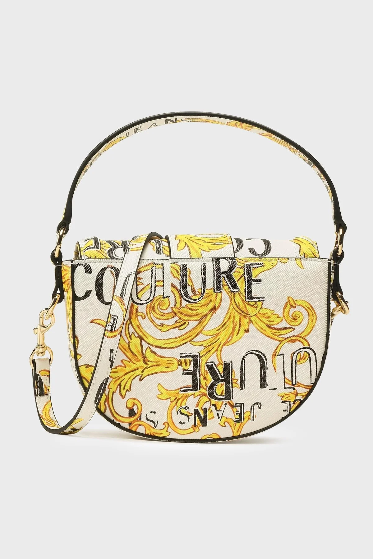 Versace Jeans Couture Logolu Çıkarılabilir Uzatma Askılı Bayan Çanta 74VA4BF2 ZS597 G03 BEYAZ - 4