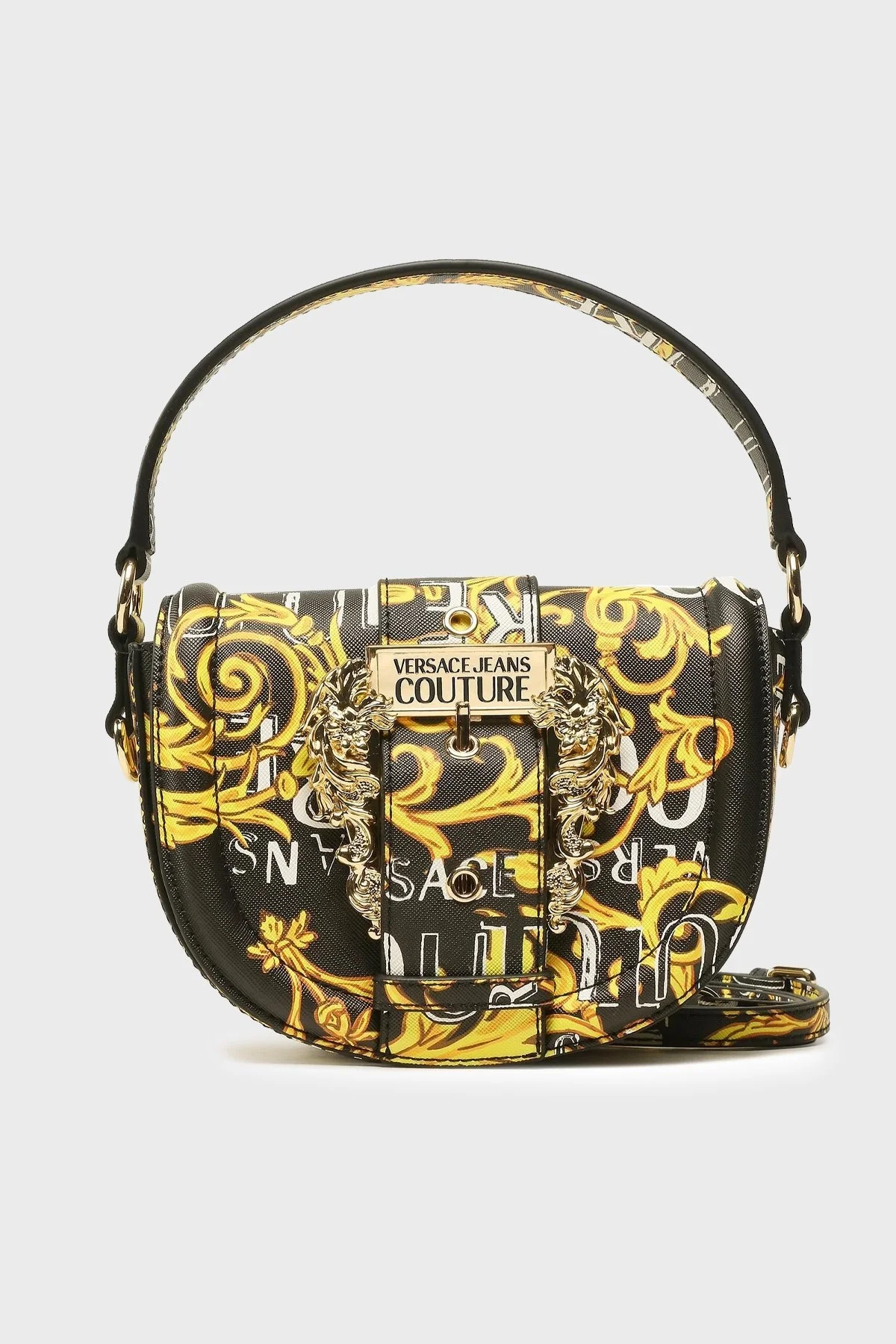 Versace Jeans Couture Logolu Çıkarılabilir Uzatma Askılı Bayan Çanta 74VA4BF2 ZS597 G89 SİYAH - 1