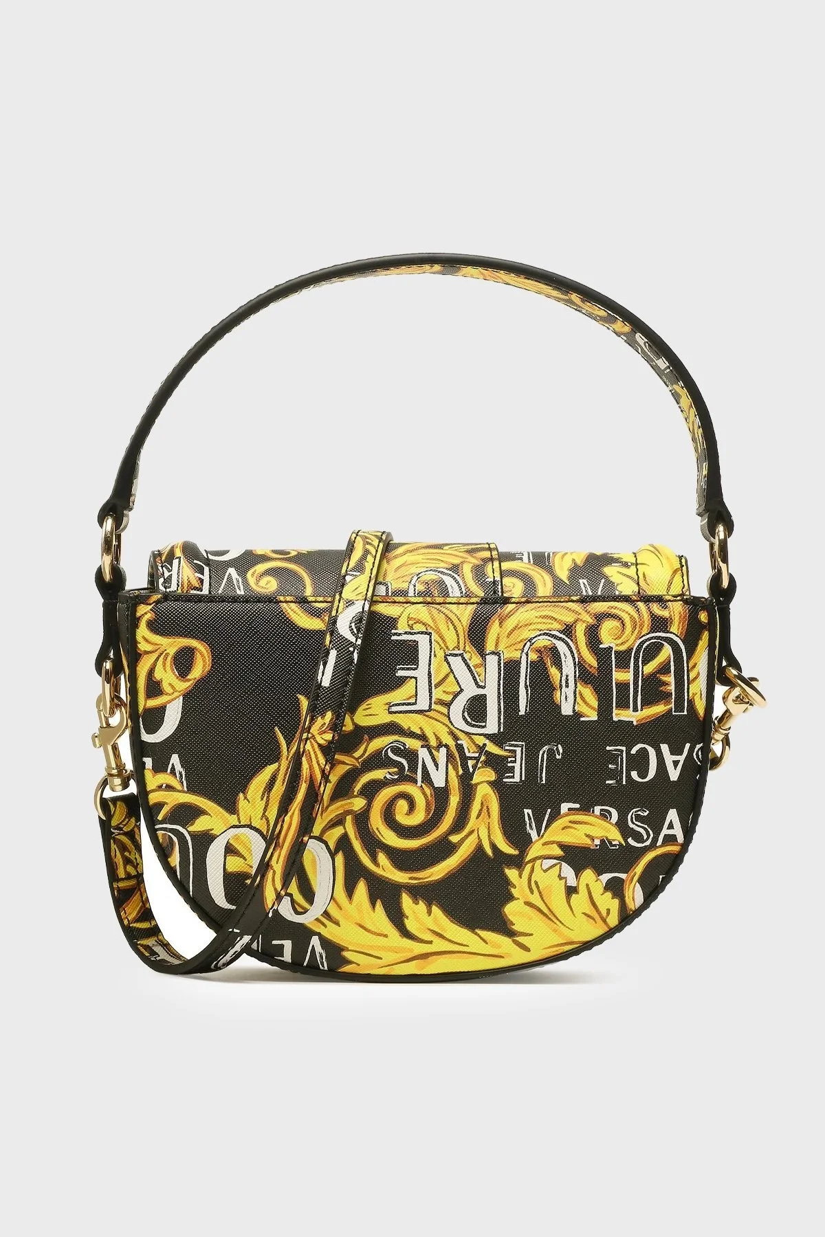 Versace Jeans Couture Logolu Çıkarılabilir Uzatma Askılı Bayan Çanta 74VA4BF2 ZS597 G89 SİYAH - 3