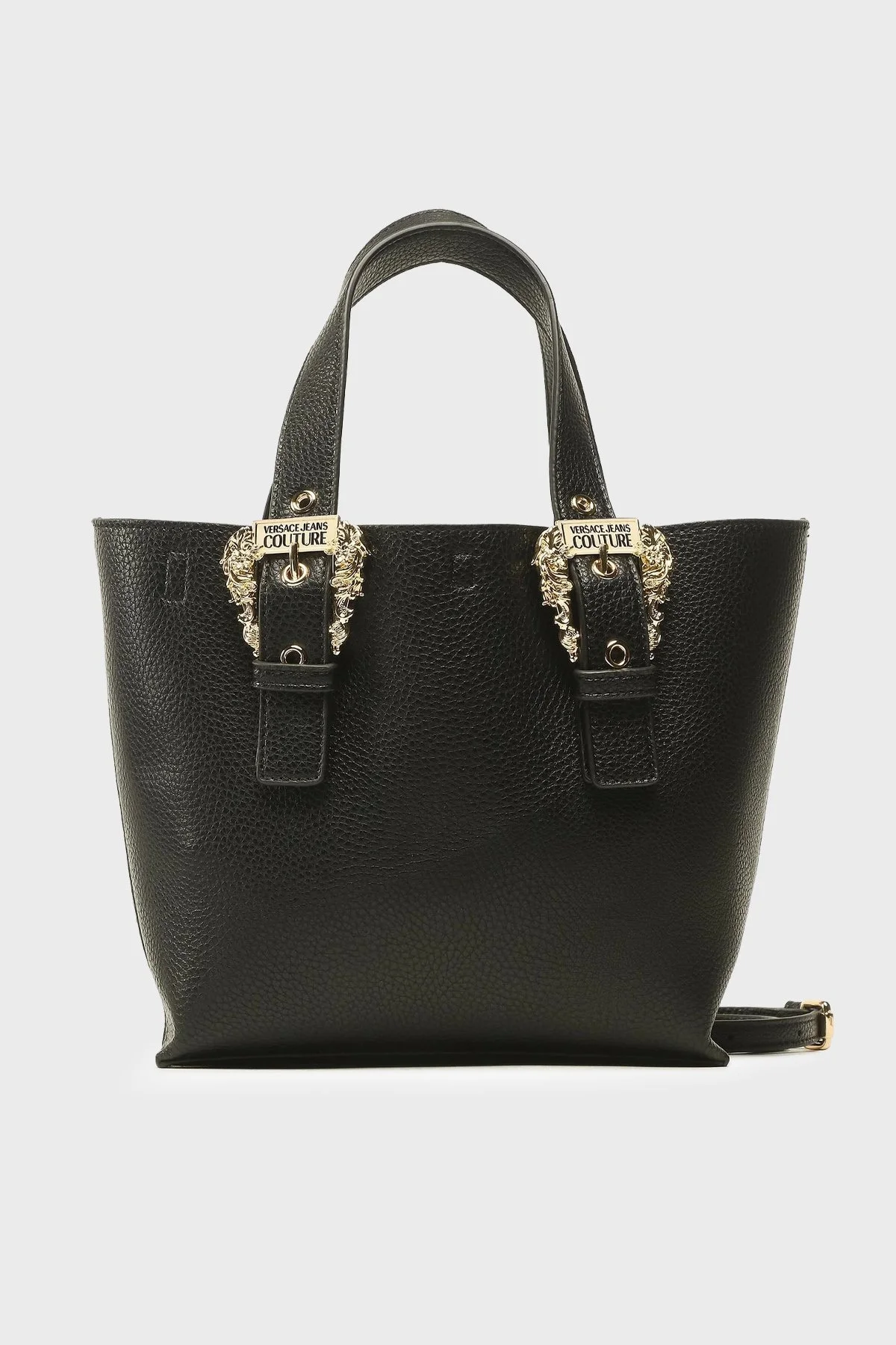 Versace Jeans Couture Logolu Çıkarılabilir Uzatma Askılı Bayan Çanta 74VA4BFA ZS413 899 SİYAH - 1