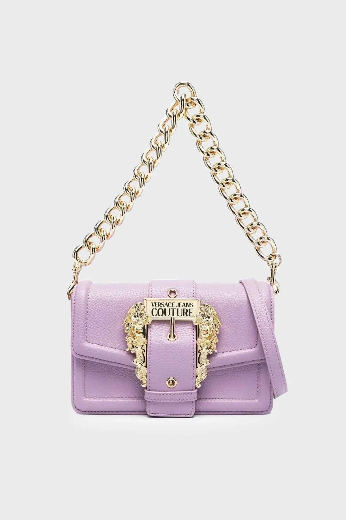 Versace Jeans Couture Logolu Çıkarılabilir Uzatma Askılı Bayan Çanta 74VA4BFC ZS413 302 LİLA - 1