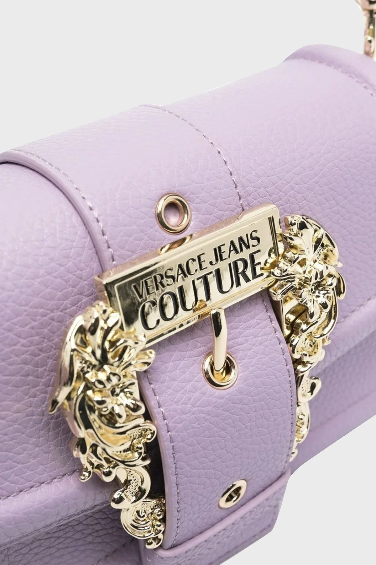 Versace Jeans Couture Logolu Çıkarılabilir Uzatma Askılı Bayan Çanta 74VA4BFC ZS413 302 LİLA - 4