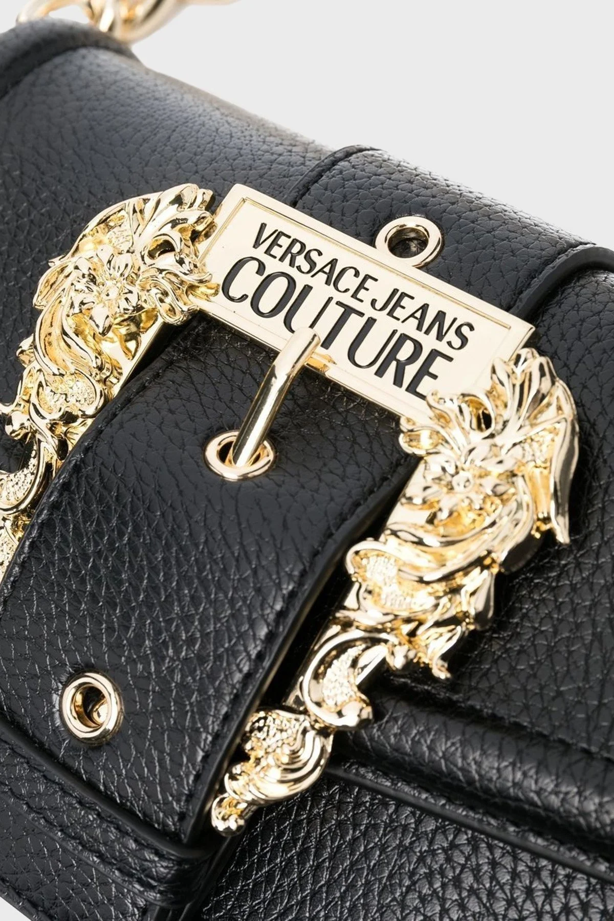 Versace Jeans Couture Logolu Çıkarılabilir Uzatma Askılı Bayan Çanta 74VA4BFC ZS413 899 SİYAH - 3