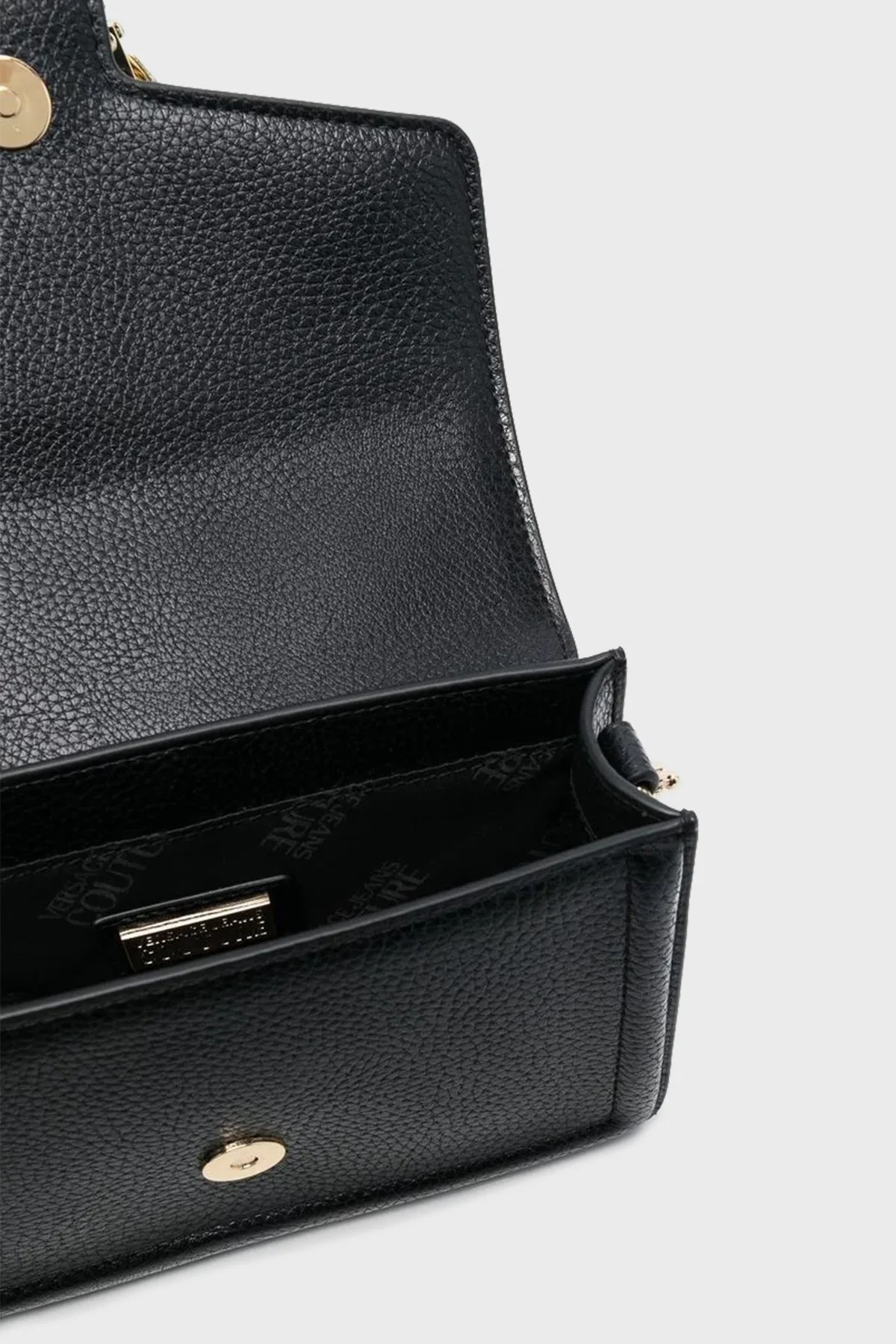 Versace Jeans Couture Logolu Çıkarılabilir Uzatma Askılı Bayan Çanta 74VA4BFC ZS413 899 SİYAH - 4