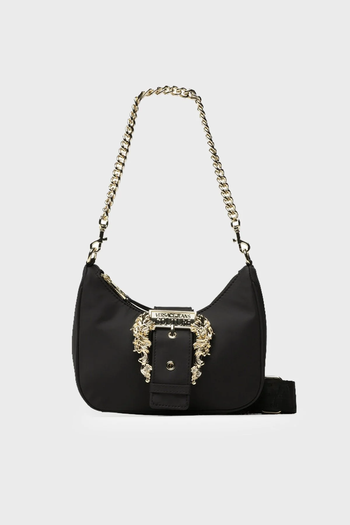 Versace Jeans Couture Logolu Çıkarılabilir Uzatma Askılı Bayan Çanta 74VA4BFG ZS640 899 SİYAH - 1