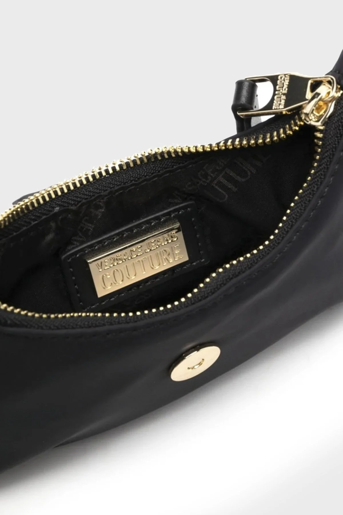 Versace Jeans Couture Logolu Çıkarılabilir Uzatma Askılı Bayan Çanta 74VA4BFR ZS640 899 SİYAH - 5