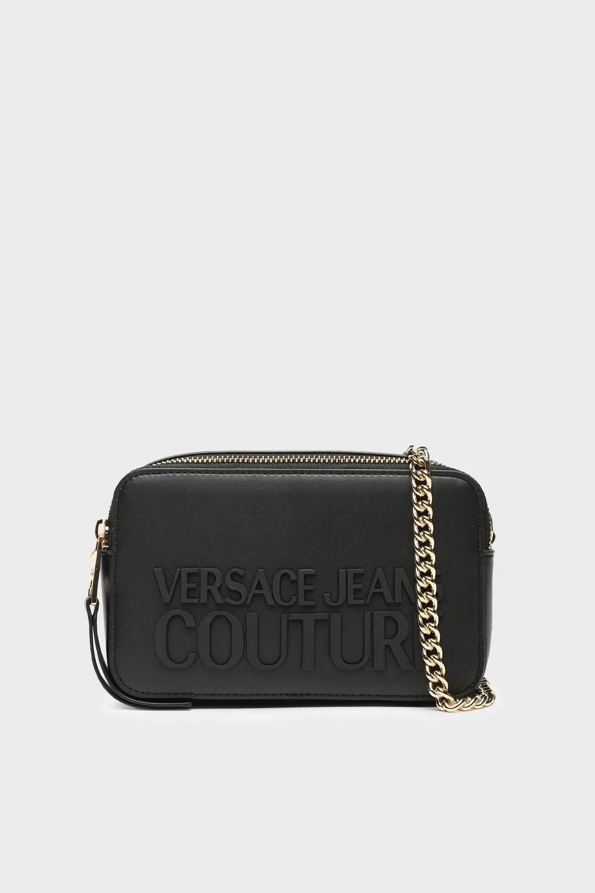 Versace Jeans Couture Logolu Çıkarılabilir Uzatma Askılı Bayan Çanta 74VA4BH3 ZS613 899 SİYAH - 1