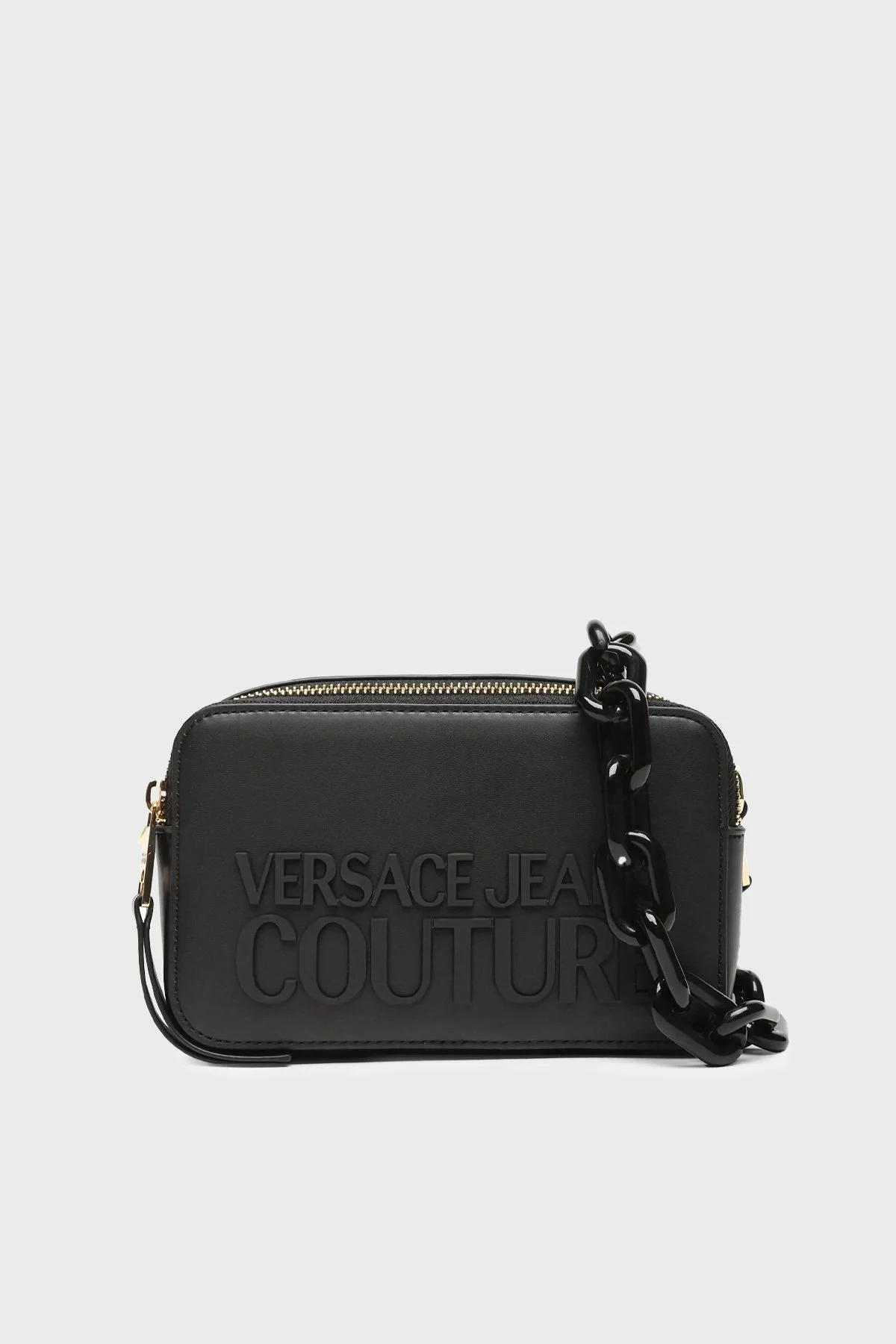 Versace Jeans Couture Logolu Çıkarılabilir Uzatma Askılı Bayan Çanta 74VA4BH3 ZS613 899 SİYAH - 5