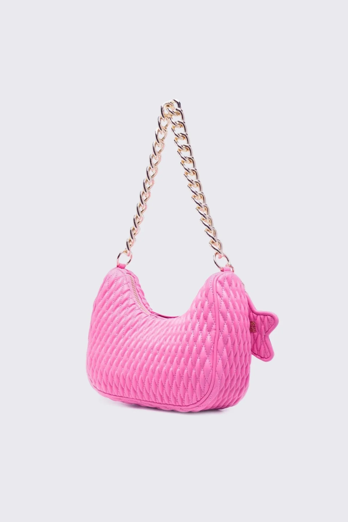 Versace Jeans Couture Logolu Çıkarılabilir Uzatma Askılı Kapitone Bayan Çanta 75VA4BO1 ZS818 461 PEMBE - 4