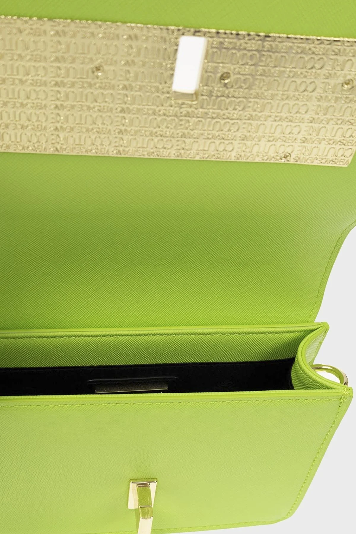Versace Jeans Couture Logolu Çıkarılabilir Zincir Askılı Bayan Çanta 74VA4BL3 ZS467 110 YEŞİL - 5