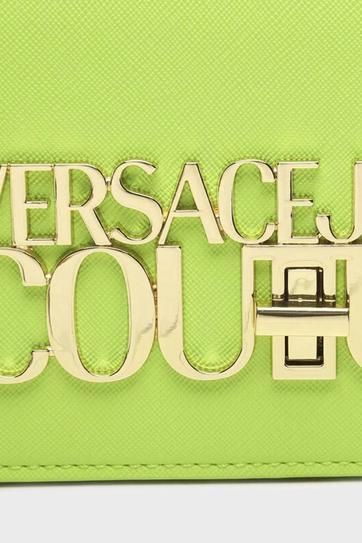 Versace Jeans Couture Logolu Çıkarılabilir Zincir Askılı Bayan Çanta 74VA4BL3 ZS467 110 YEŞİL - 6