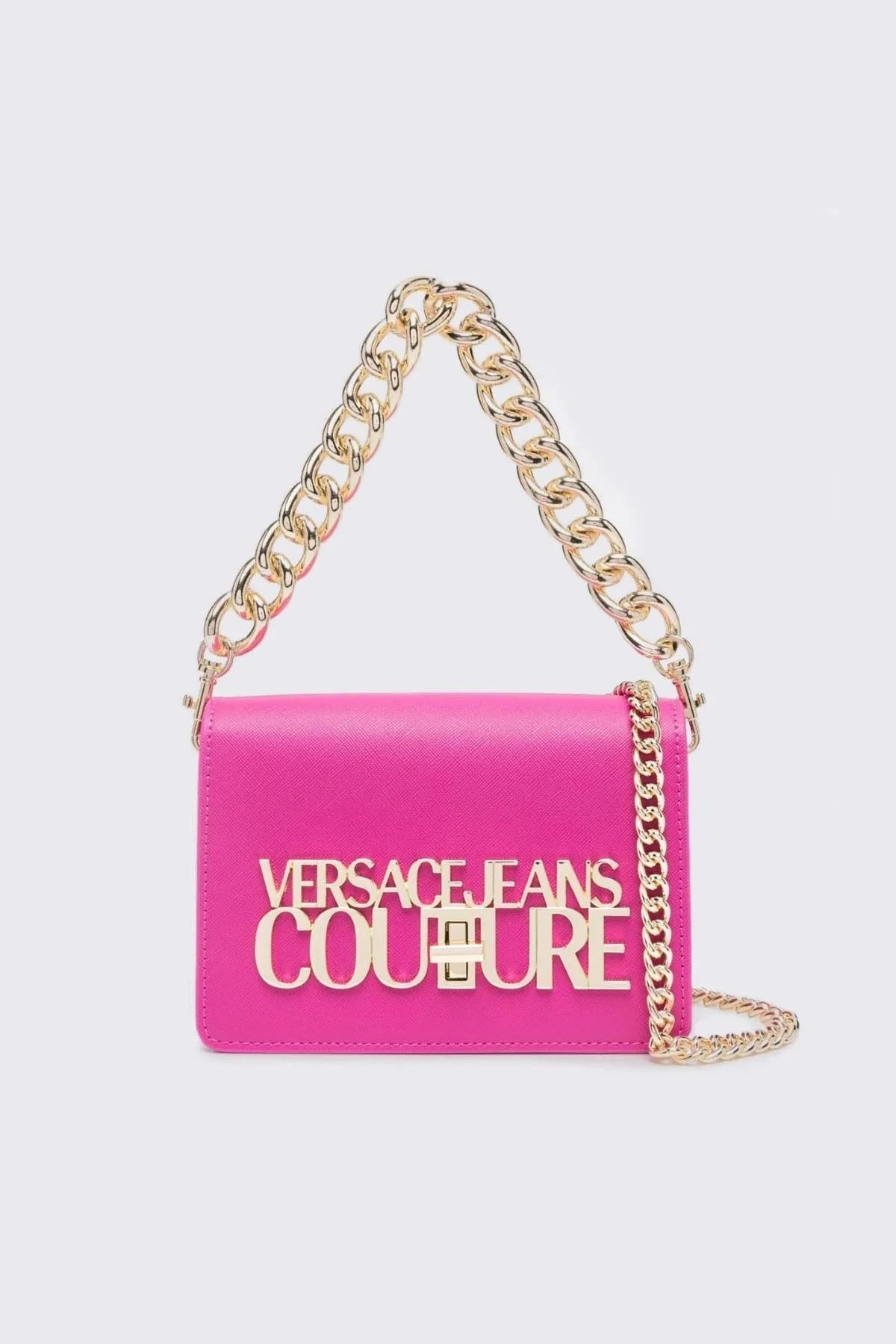 Versace Jeans Couture Logolu Çıkarılabilir Zincir Askılı Bayan Çanta 75VA4BL3 ZS467 312 FUŞYA - 1