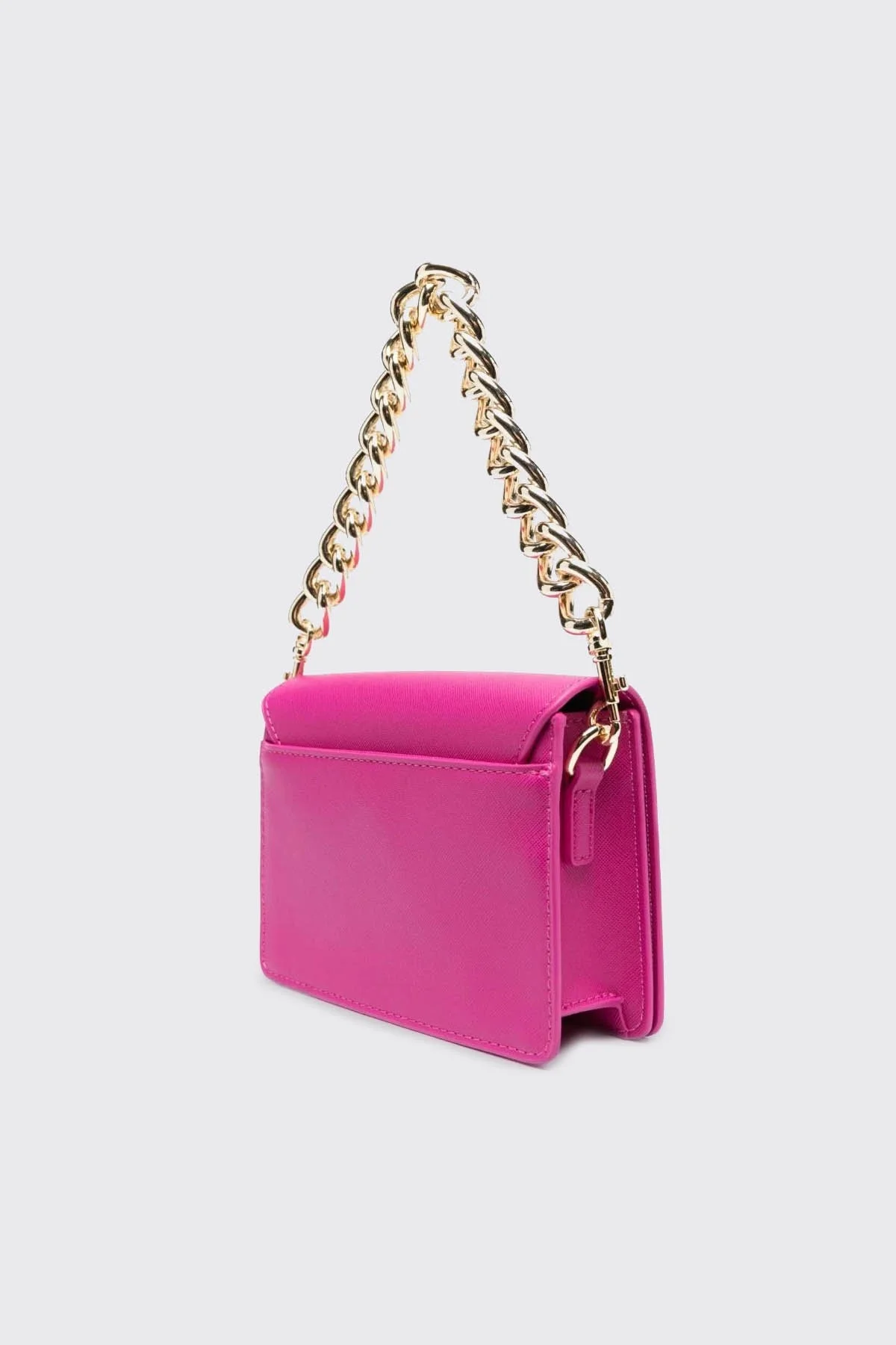 Versace Jeans Couture Logolu Çıkarılabilir Zincir Askılı Bayan Çanta 75VA4BL3 ZS467 312 FUŞYA - 4