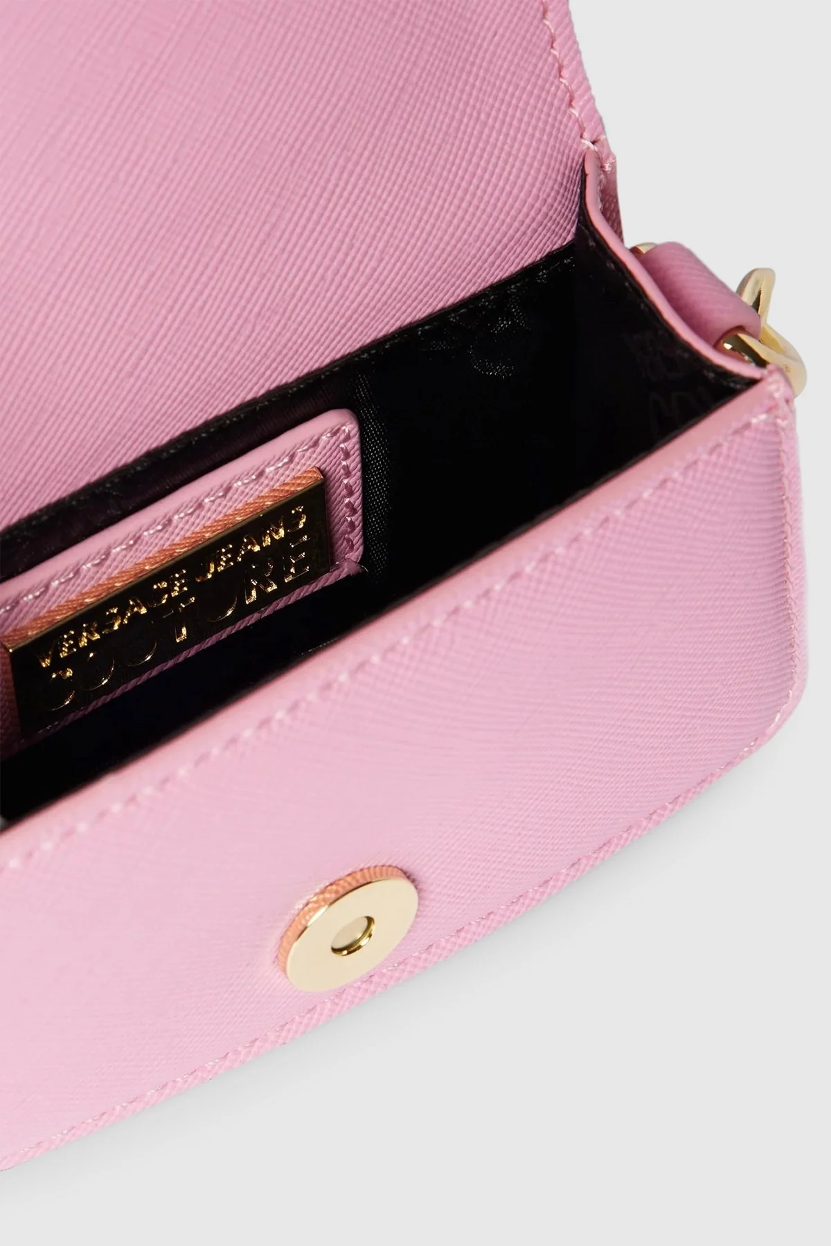 Versace Jeans Couture Logolu Çıkarılabilir Zincir Askılı Mini Bayan Çanta 74VA4BC9 ZS467 443 PEMBE - 4