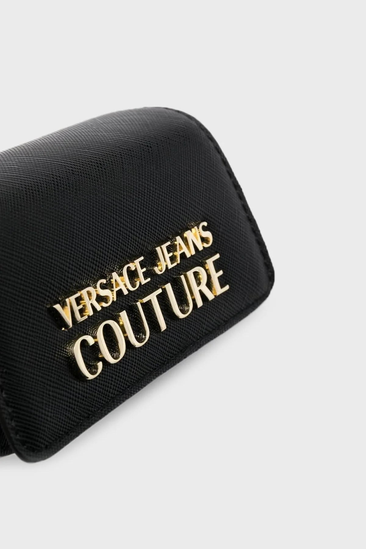 Versace Jeans Couture Logolu Çıkarılabilir Zincir Askılı Mini Bayan Çanta 74VA4BC9 ZS467 899 SİYAH - 4