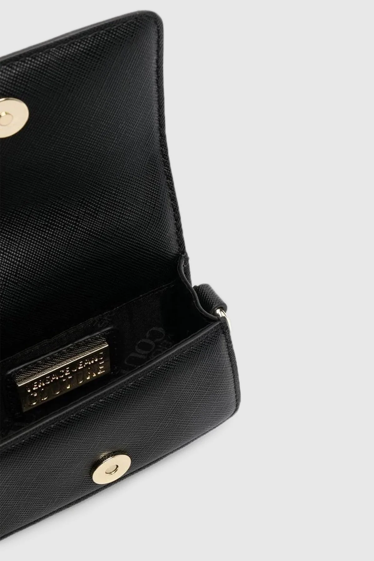 Versace Jeans Couture Logolu Çıkarılabilir Zincir Askılı Mini Bayan Çanta 74VA4BC9 ZS467 899 SİYAH - 5