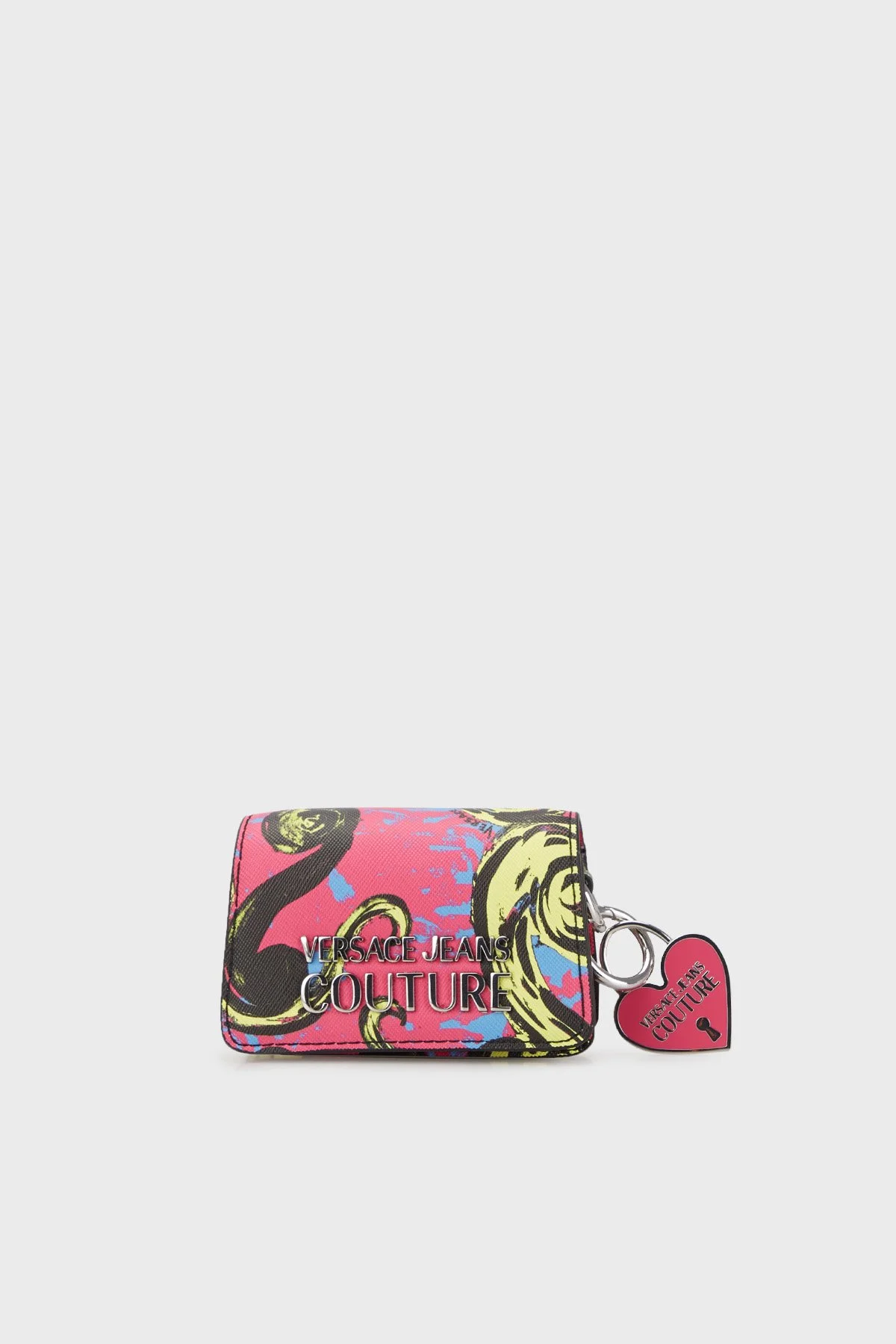 Versace Jeans Couture Logolu Çıkarılabilir Zincir Askılı Mini Bayan Çanta 74VA4BC9 ZS589 PU2 FUŞYA - 1