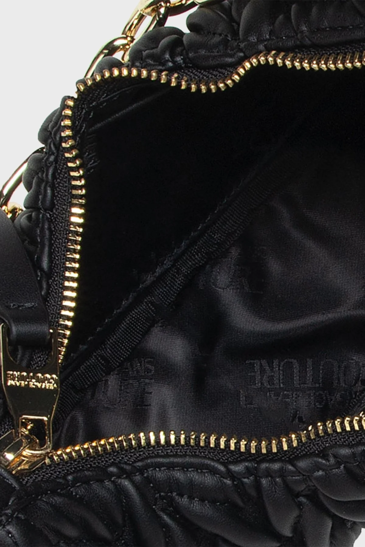 Versace Jeans Couture Logolu Cüzdan Detaylı Zincir Askılı Bayan Çanta 73VA4BO1 ZS409 899 SİYAH - 6