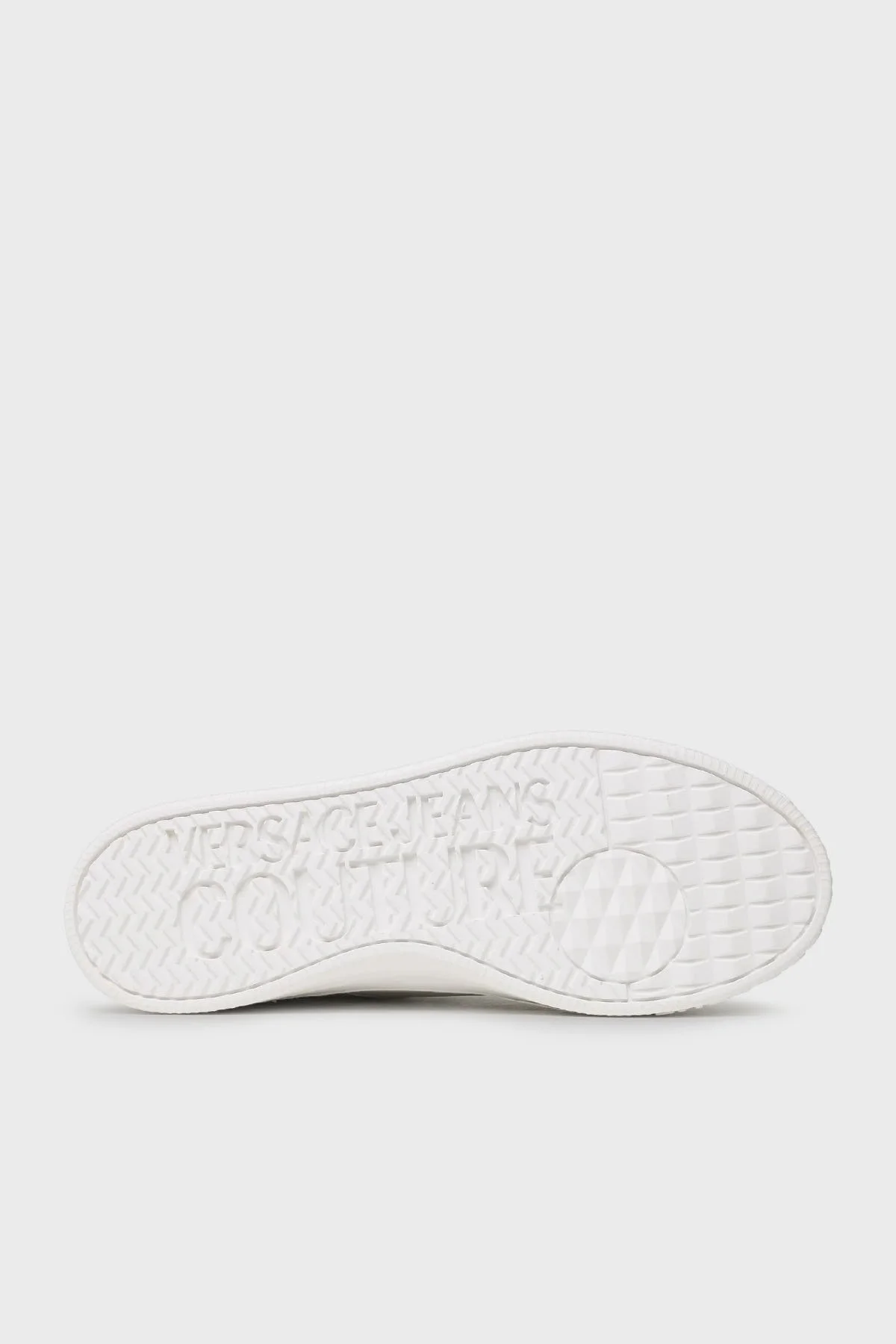 Versace Jeans Couture Logolu Deri Sneaker Bayan Ayakkabı 74VA3SKA ZP238 G03 BEYAZ - 3