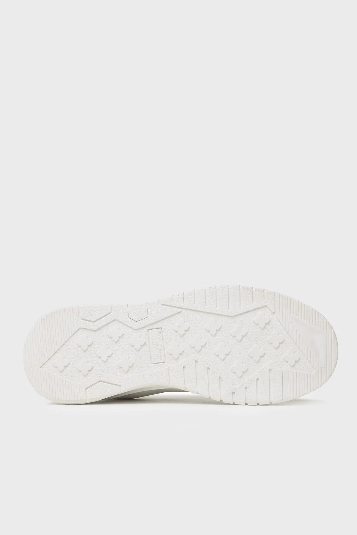 Versace Jeans Couture Logolu Deri Sneaker Bayan Ayakkabı 74VA3SR2 ZP205 003 BEYAZ - 4