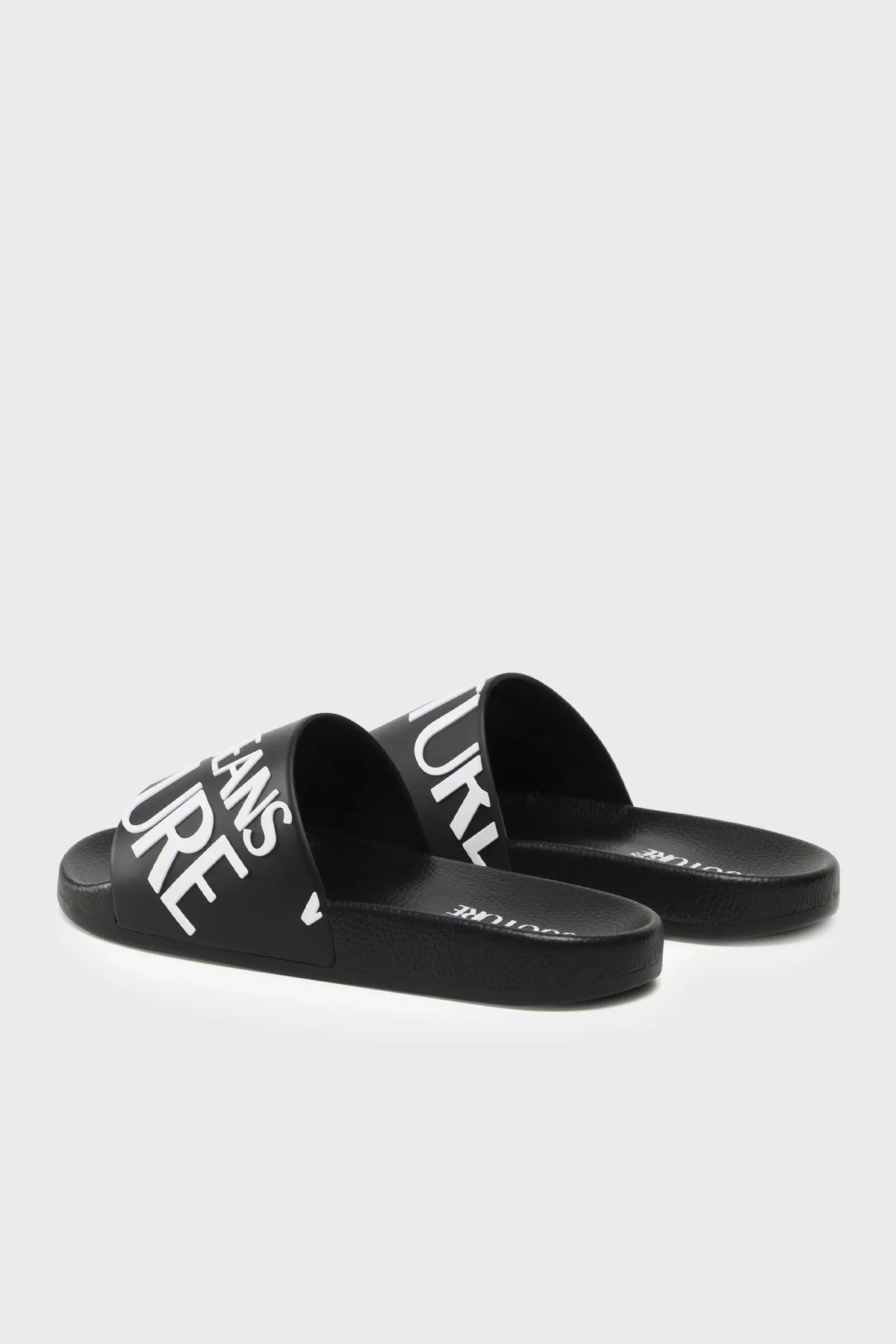 Versace Jeans Couture Logolu Erkek Terlik 74YA3SQ1 71352 899 SİYAH - 3