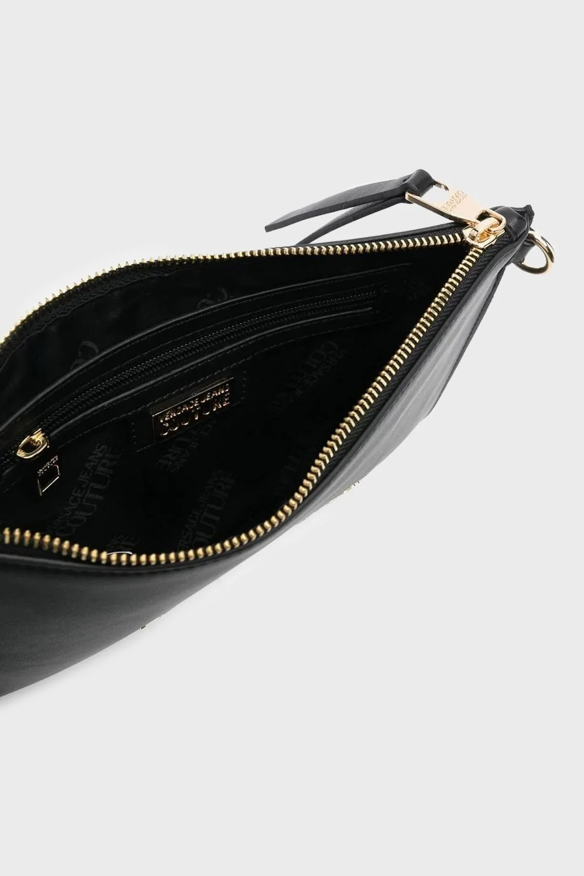 Versace Jeans Couture Logolu Fermuarlı Bayan Çanta 73VA4BLX ZS412 899 SİYAH - 5