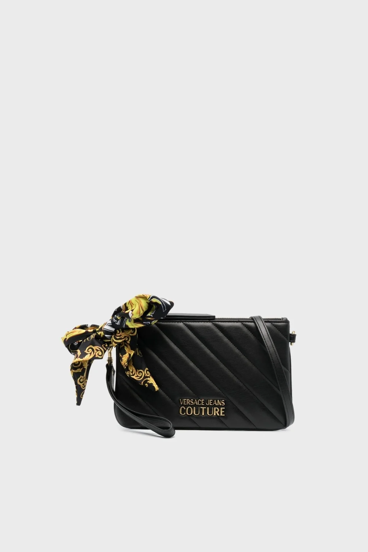 Versace Jeans Couture Logolu Fermuarlı Bayan Çanta 74VA4BAX ZS409 899 SİYAH - 1
