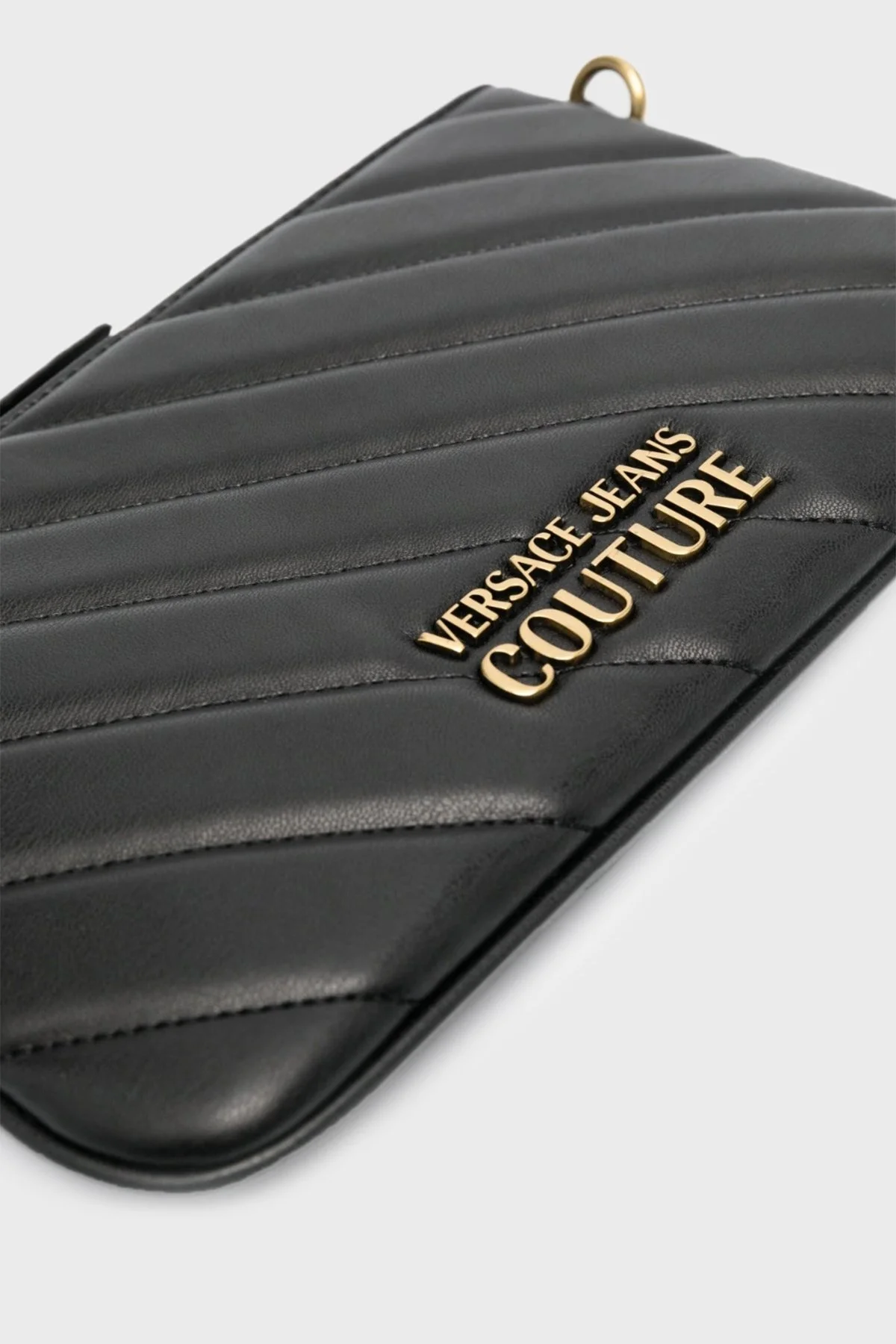 Versace Jeans Couture Logolu Fermuarlı Bayan Çanta 74VA4BAX ZS409 899 SİYAH - 4