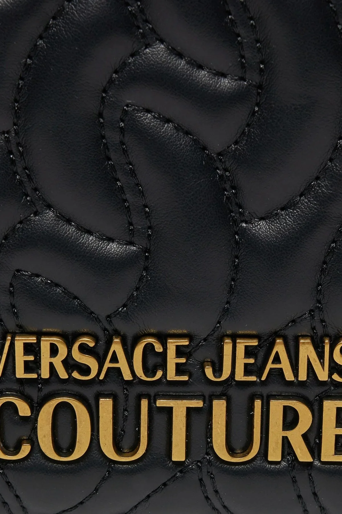 Versace Jeans Couture Logolu Fermuarlı Zincir Askılı Bayan Çanta 75VA4BA6 ZS803 899 SİYAH - 4