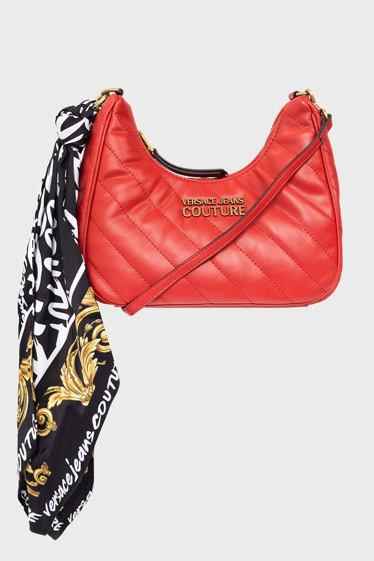 Versace Jeans Couture Logolu Fularlı Bayan Çanta 73VA4BA8 ZS409 522 KIRMIZI - 1