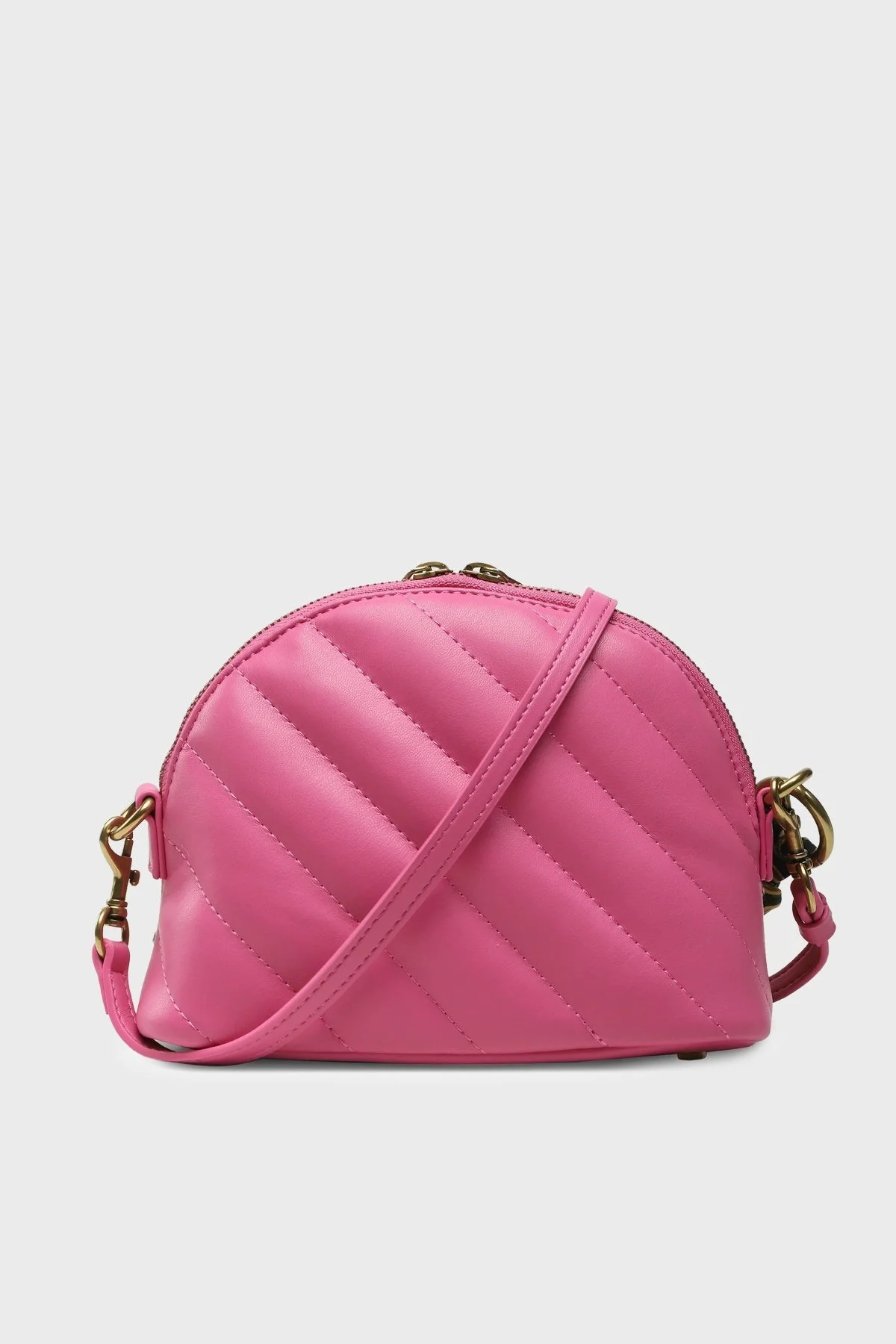 Versace Jeans Couture Logolu Fularlı Kapitone Bayan Çanta 74VA4BA7 ZS409 406 FUŞYA - 4