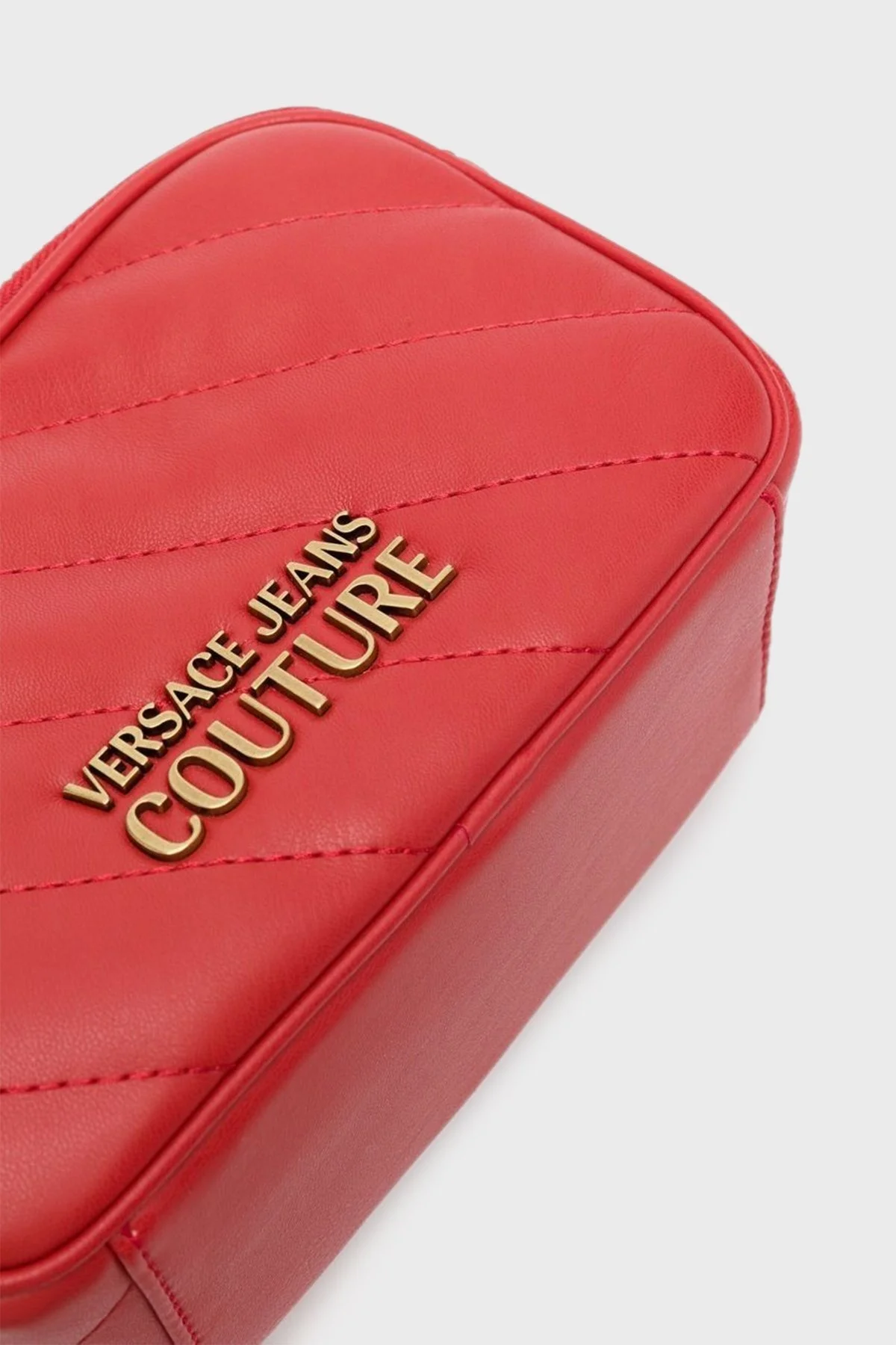 Versace Jeans Couture Logolu Fularlı Zincir Askılı Bayan Çanta 73VA4BA4 ZS409 522 KIRMIZI - 6