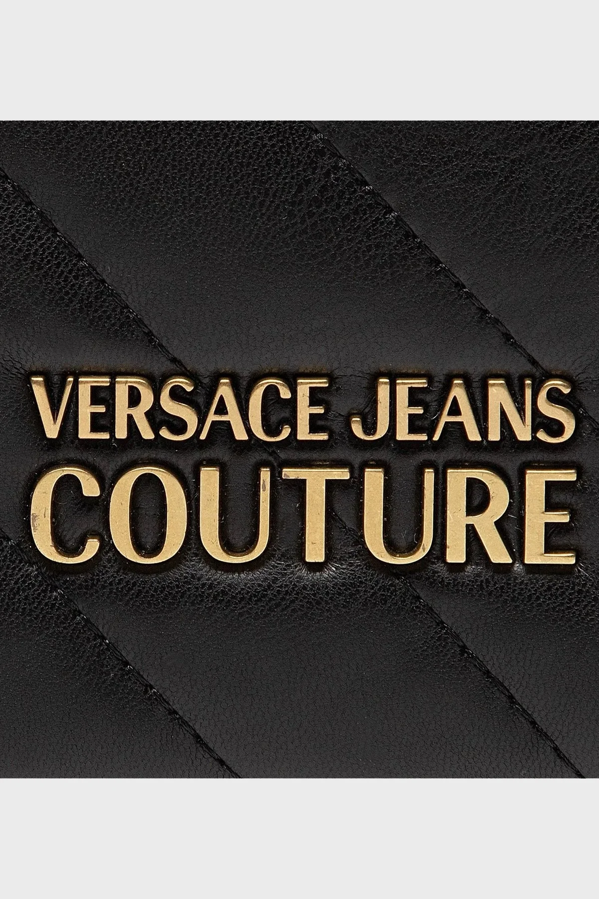 Versace Jeans Couture Logolu Fularlı Zincir Askılı Bayan Çanta 73VA4BA4 ZS409 899 SİYAH - 5