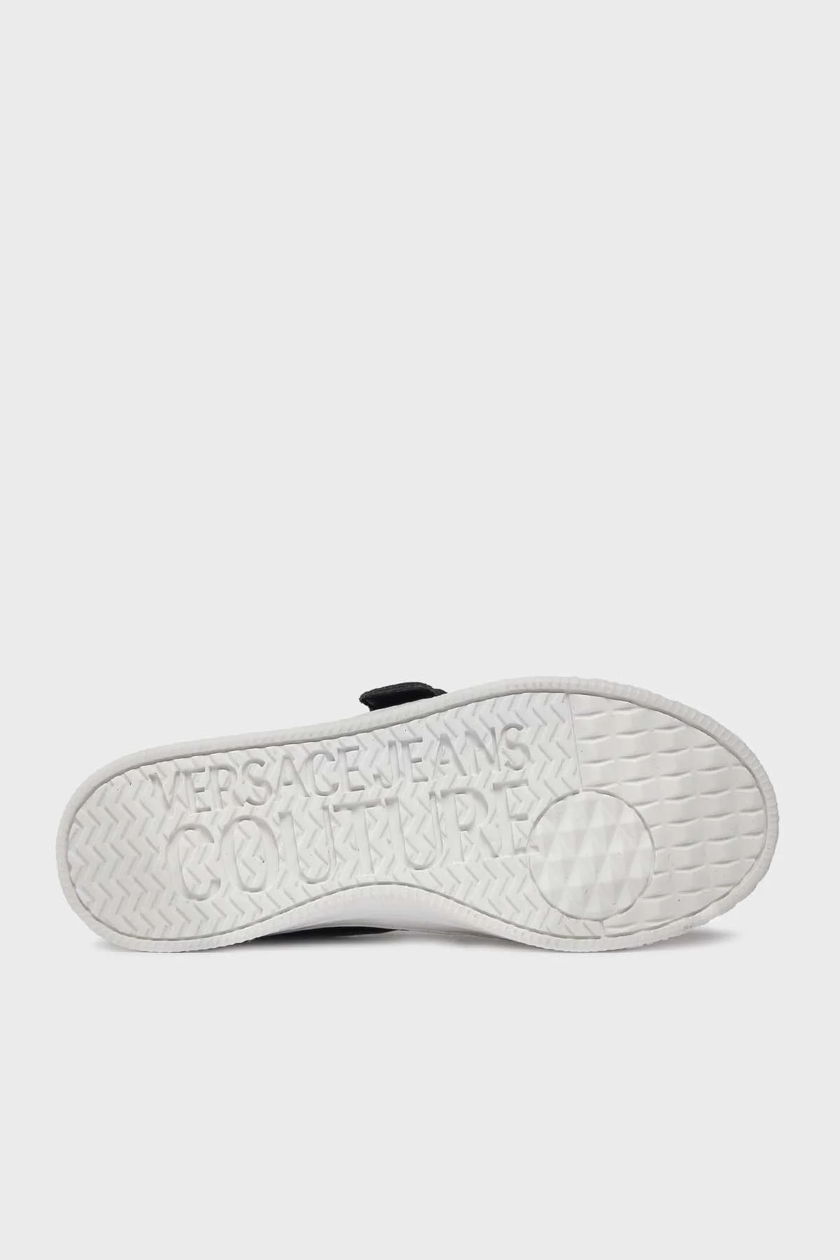 Versace Jeans Couture Logolu Hakiki Deri Sneaker Bayan Ayakkabı 75VA3SK9 ZP311 899 SİYAH - 4