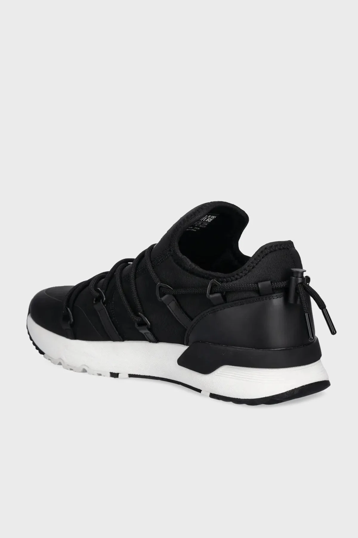 Versace Jeans Couture Logolu Kalın Taban Sneaker Erkek Ayakkabı 78YA3SA6 ZSC66 899 SİYAH - 4