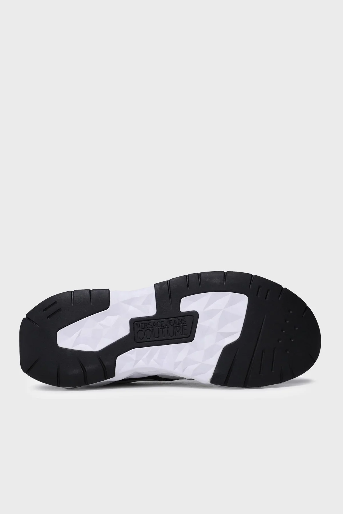 Versace Jeans Couture Logolu Kalın Tabanlı Sneaker Erkek Ayakkabı 74YA3SBA ZS695 L02 BEYAZ-SİYAH - 3