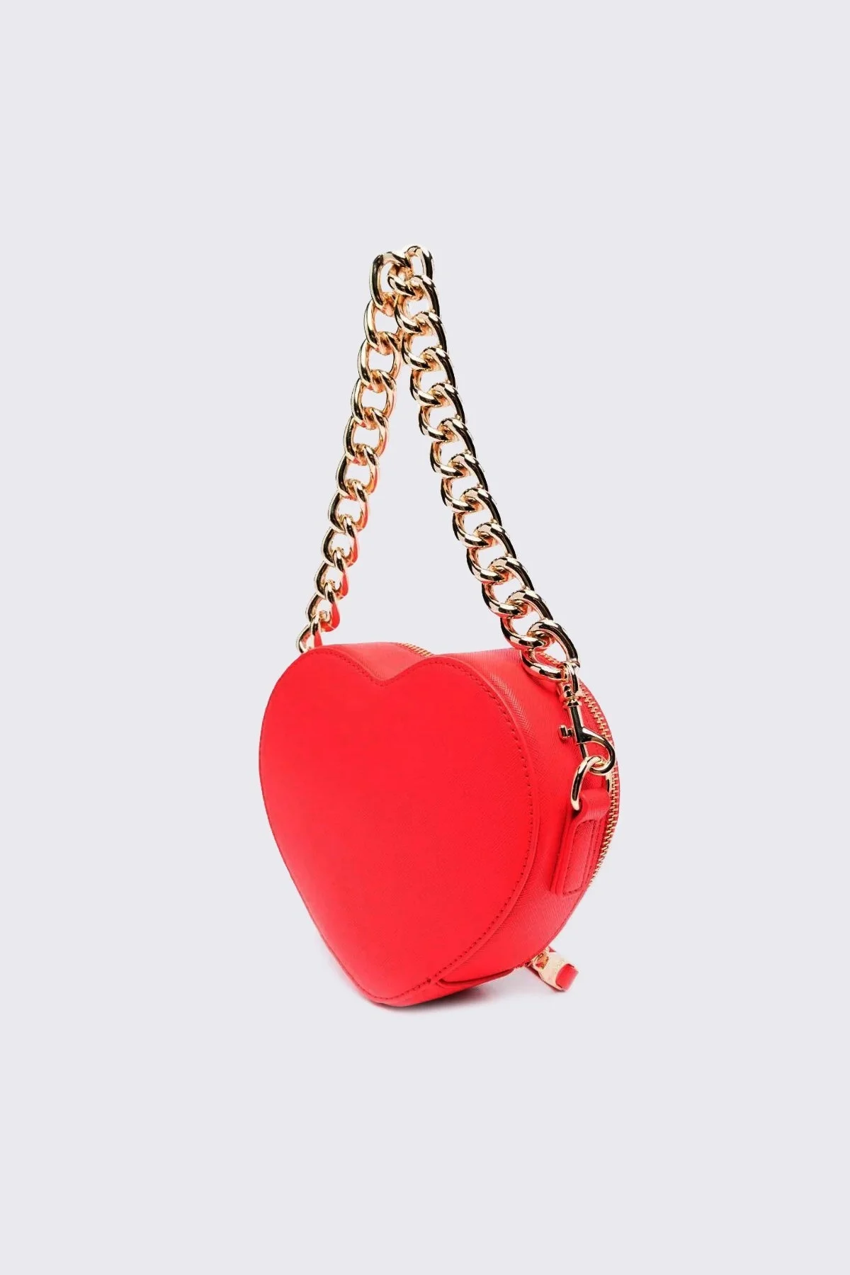 Versace Jeans Couture Logolu Kalp Model Zincir Askılı Bayan Çanta 75VA4BL6 ZS467 514 KIRMIZI - 4