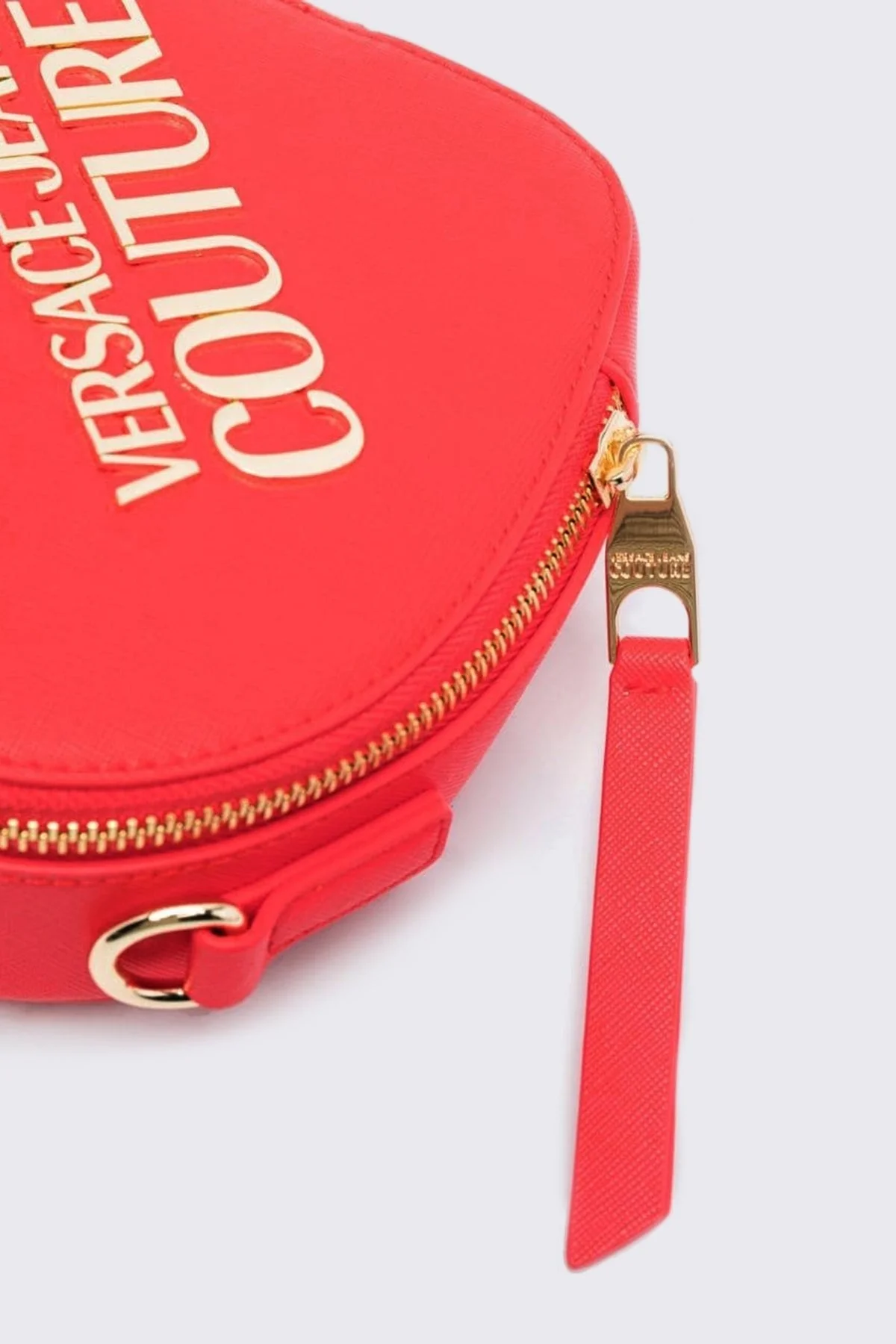 Versace Jeans Couture Logolu Kalp Model Zincir Askılı Bayan Çanta 75VA4BL6 ZS467 514 KIRMIZI - 5