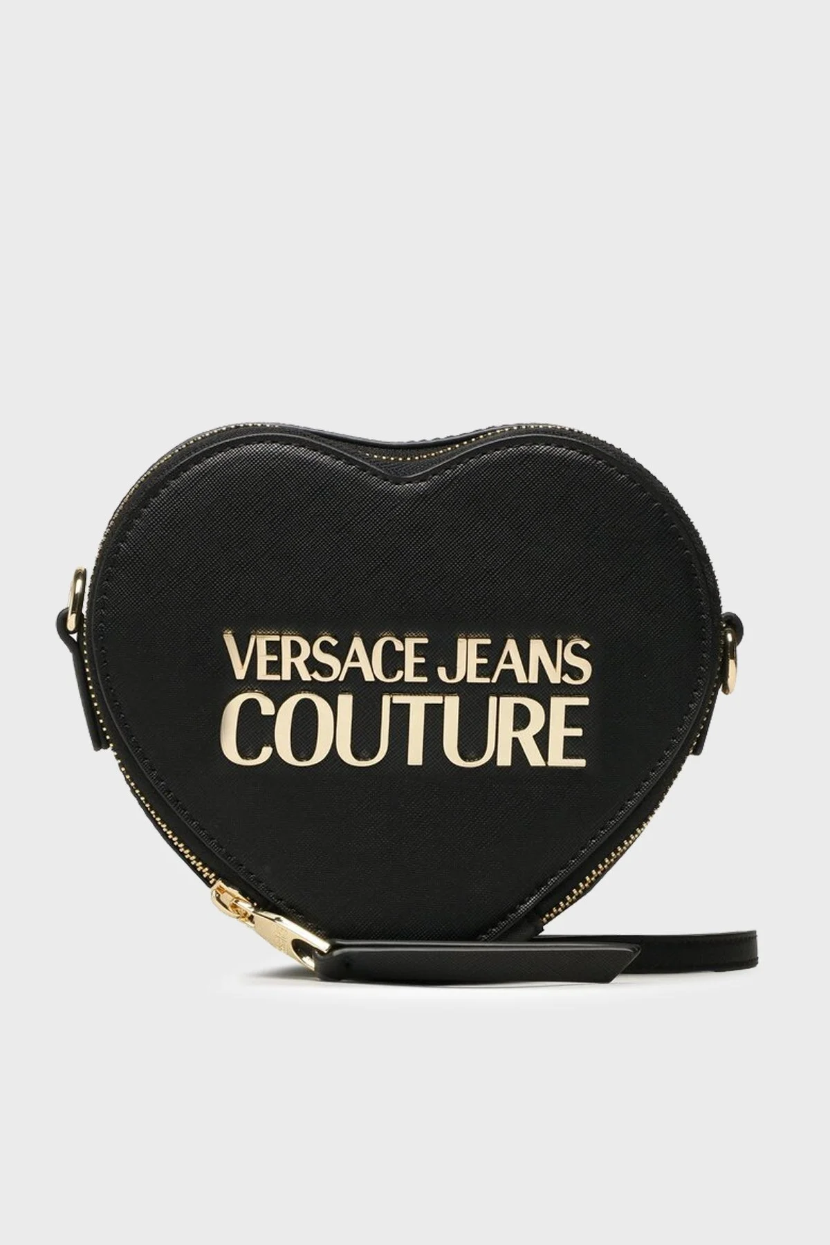 Versace Jeans Couture Logolu Kalp Model Zincir Askılı Bayan Çanta 75VA4BL6 ZS467 899 SİYAH - 1