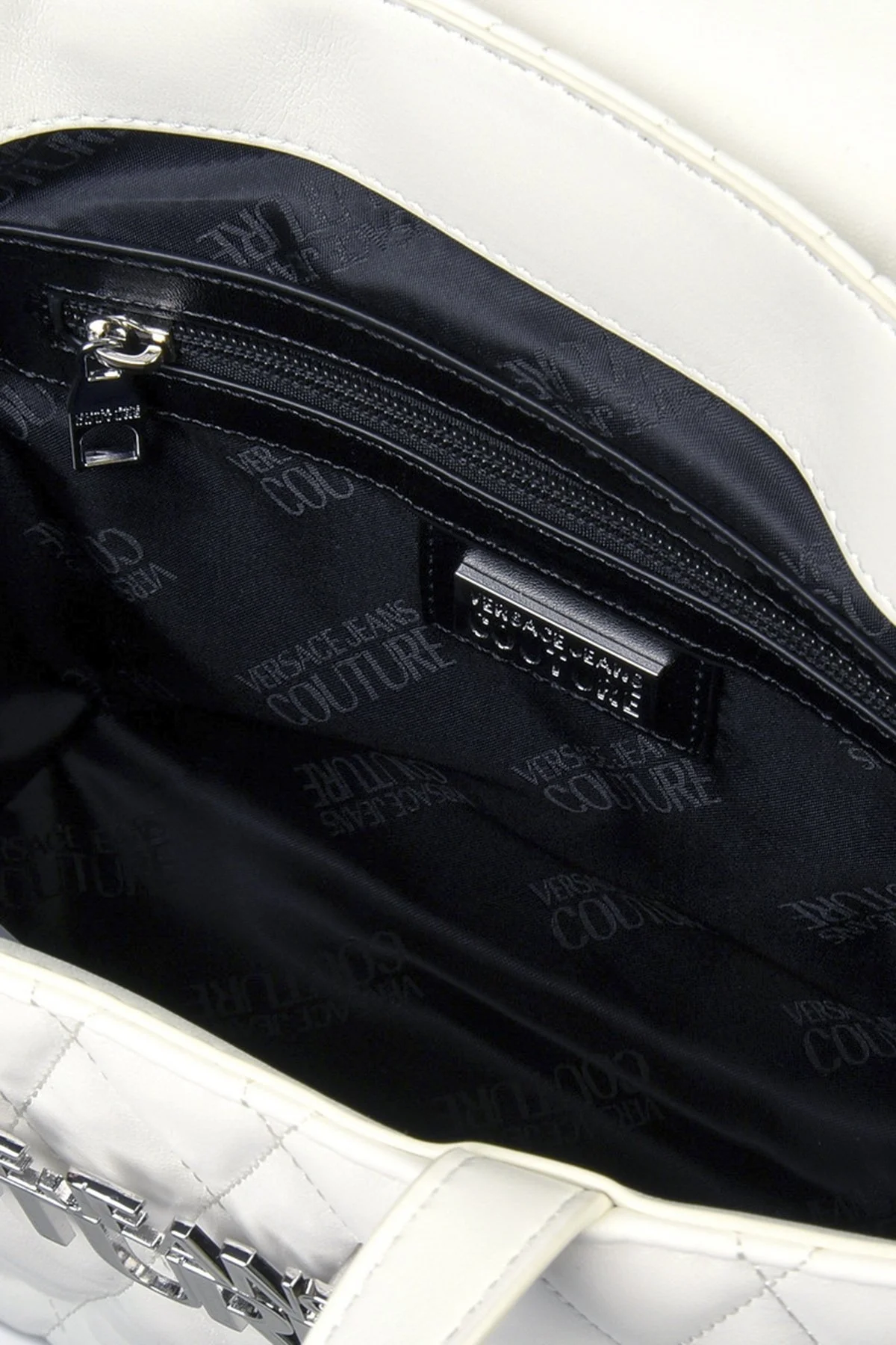 Versace Jeans Couture Logolu Kapitone Bayan Çanta 74VA4BBA ZS409 003 BEYAZ - 3