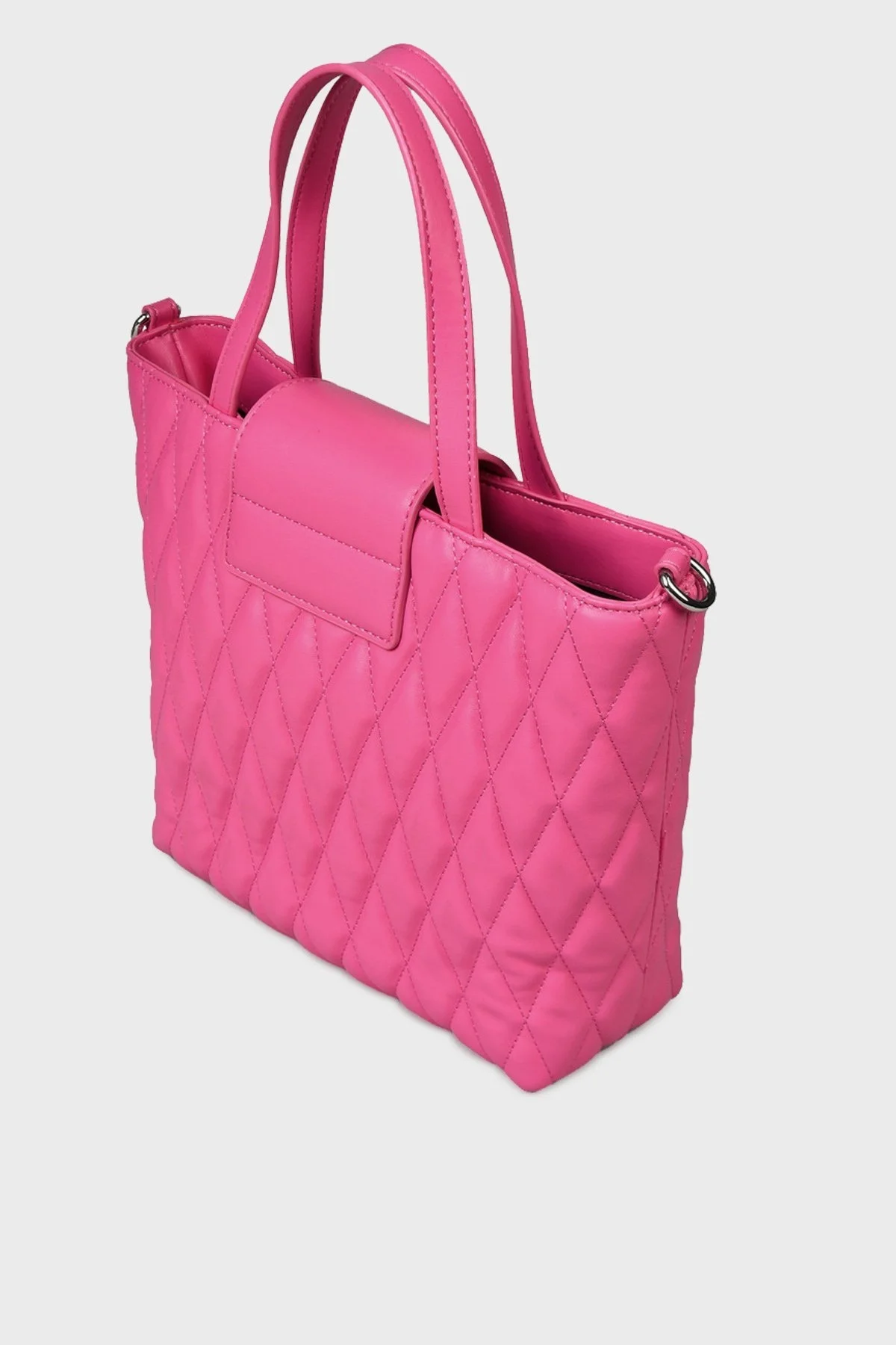 Versace Jeans Couture Logolu Kapitone Bayan Çanta 74VA4BBA ZS409 406 FUŞYA - 4