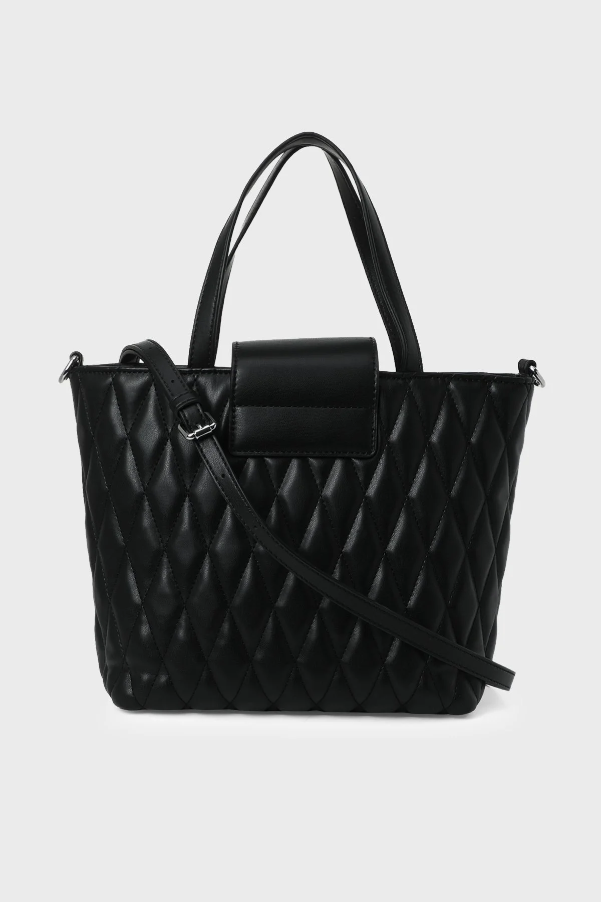 Versace Jeans Couture Logolu Kapitone Bayan Çanta 74VA4BBA ZS409 899 SİYAH - 3