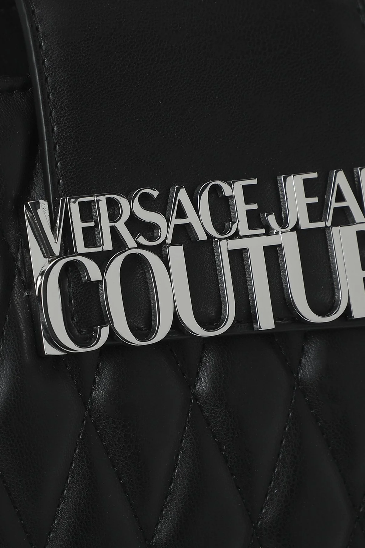 Versace Jeans Couture Logolu Kapitone Bayan Çanta 74VA4BBA ZS409 899 SİYAH - 4