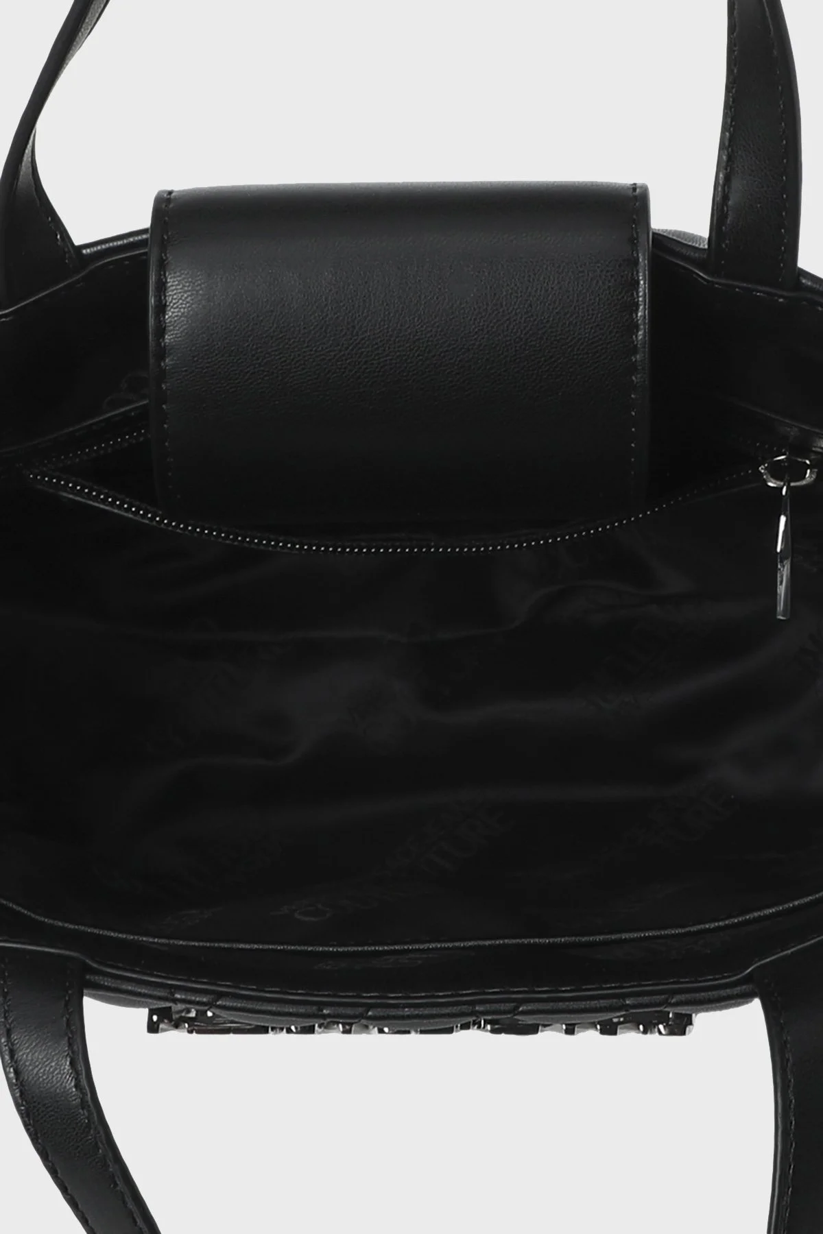 Versace Jeans Couture Logolu Kapitone Bayan Çanta 74VA4BBA ZS409 899 SİYAH - 5